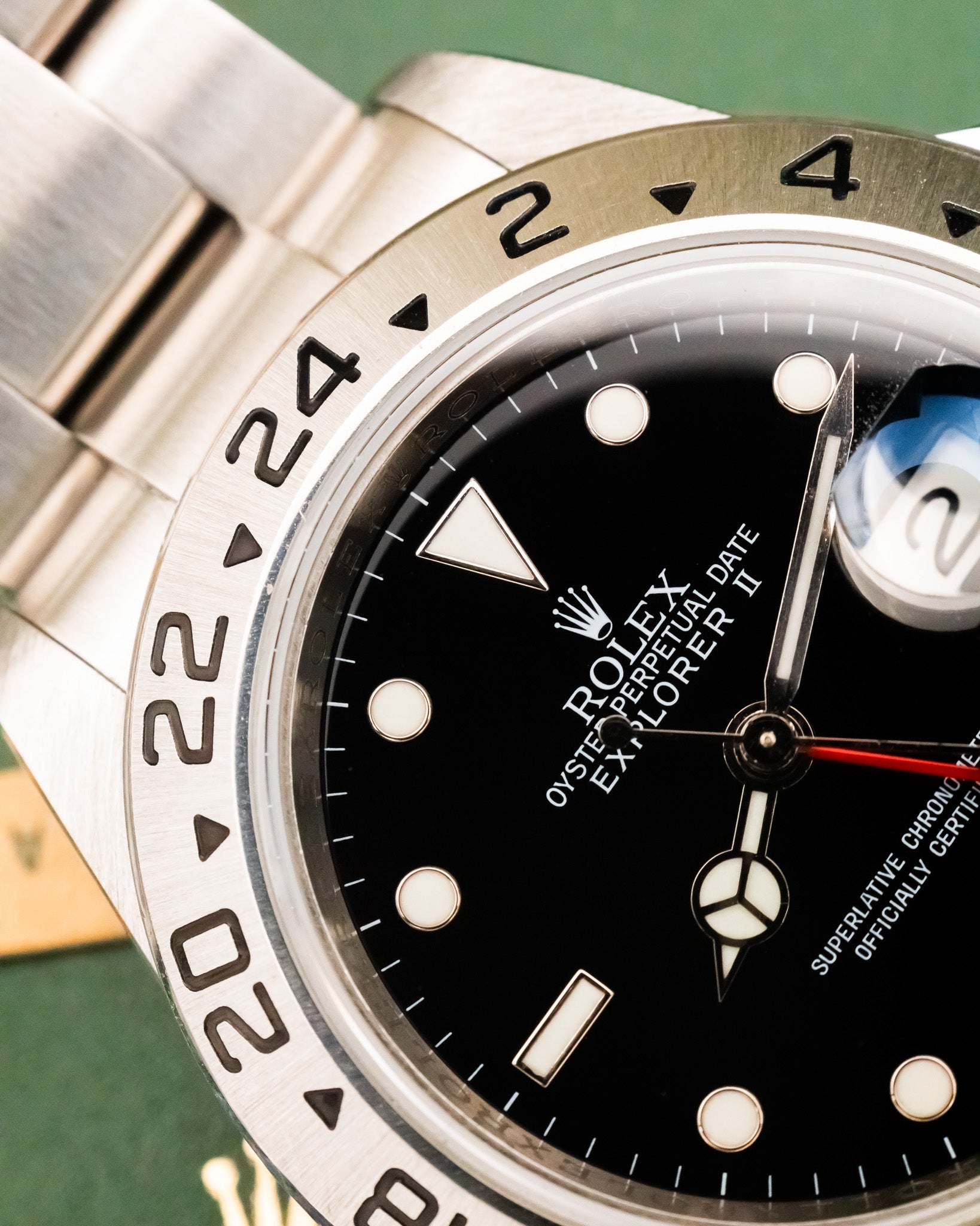 Rolex 16570T RRR Explorer II - Black Dial