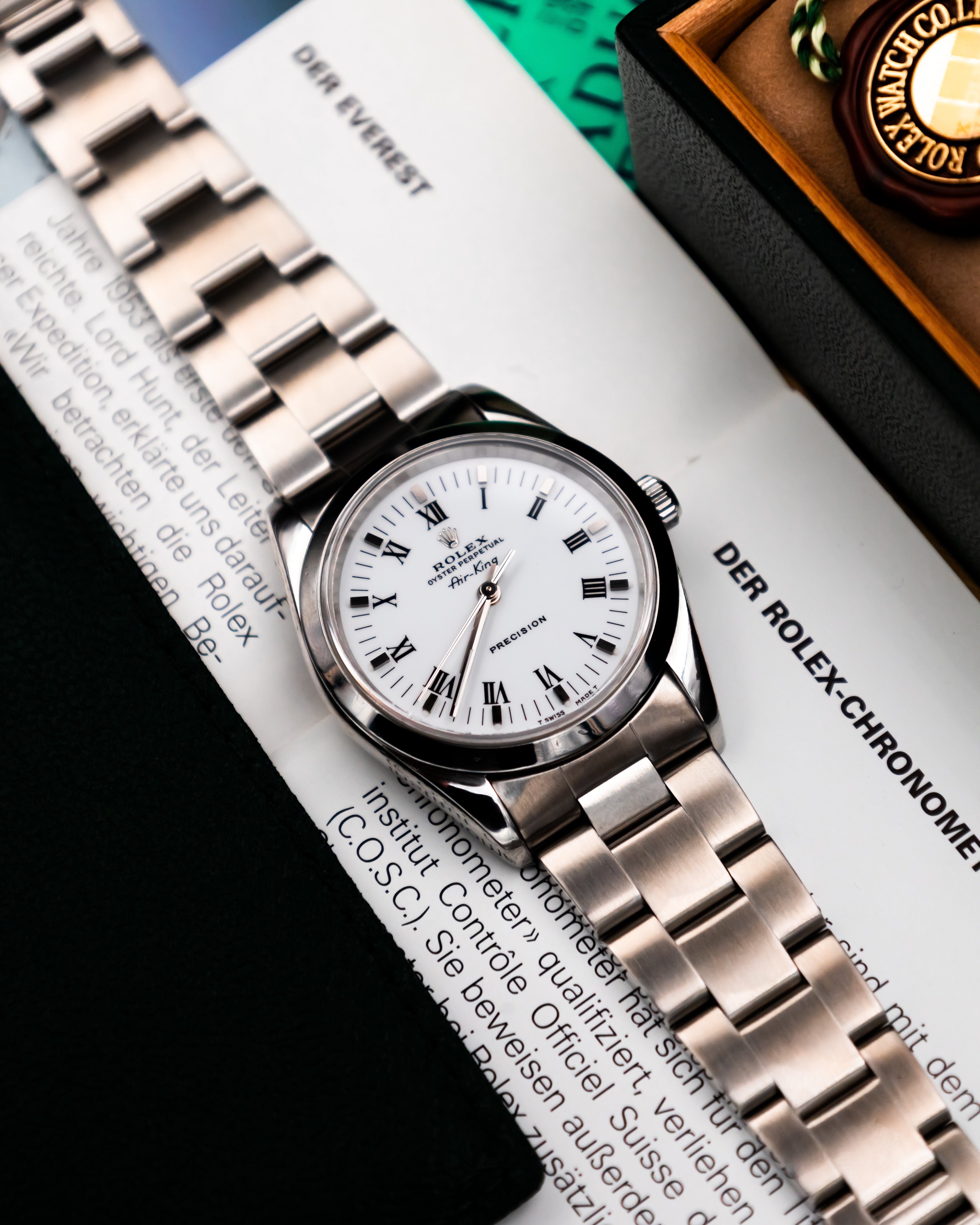 Rolex 14000 Air-king - White dial