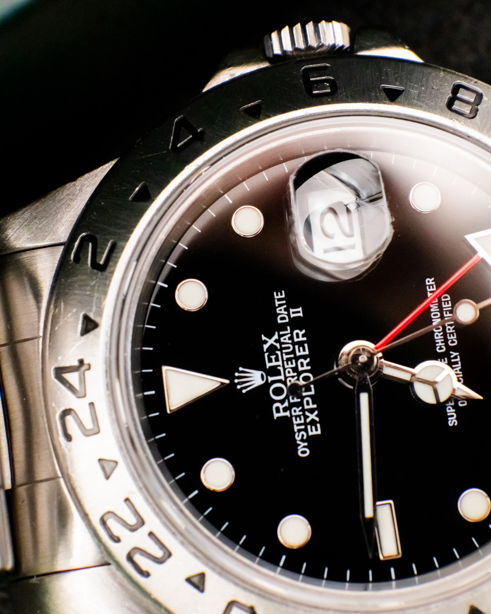 Rolex 16570 Explorer II - Black Dial