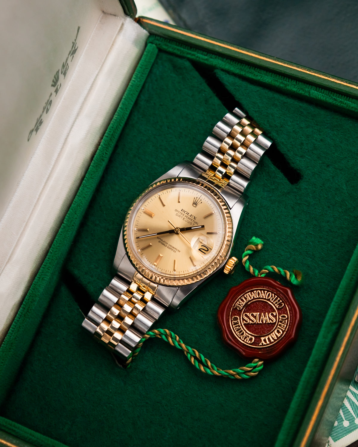 Rolex 16013 Perpetual Datejust - Champagne dial