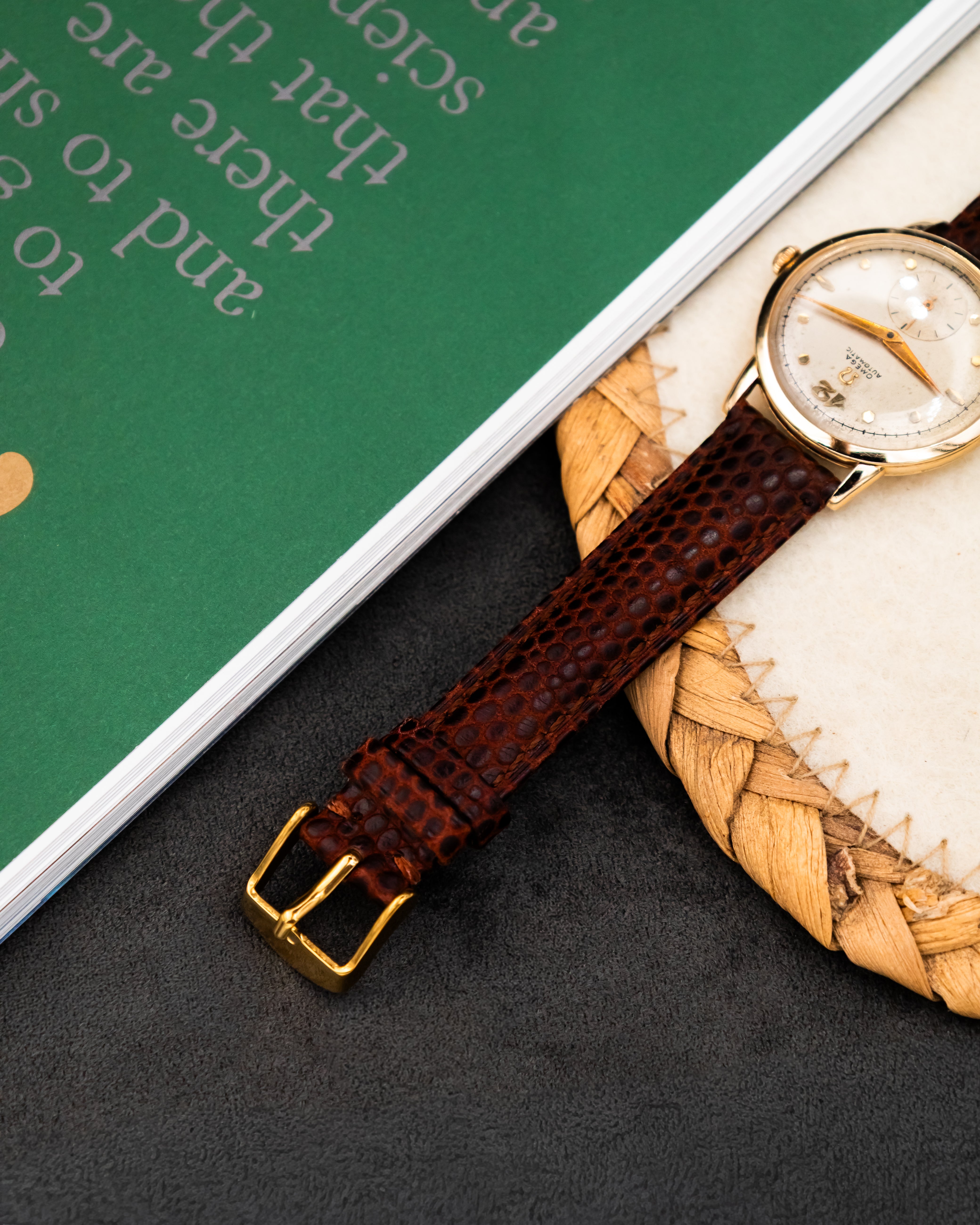 Omega F6212 Automatic Bumper - Ivory Dial