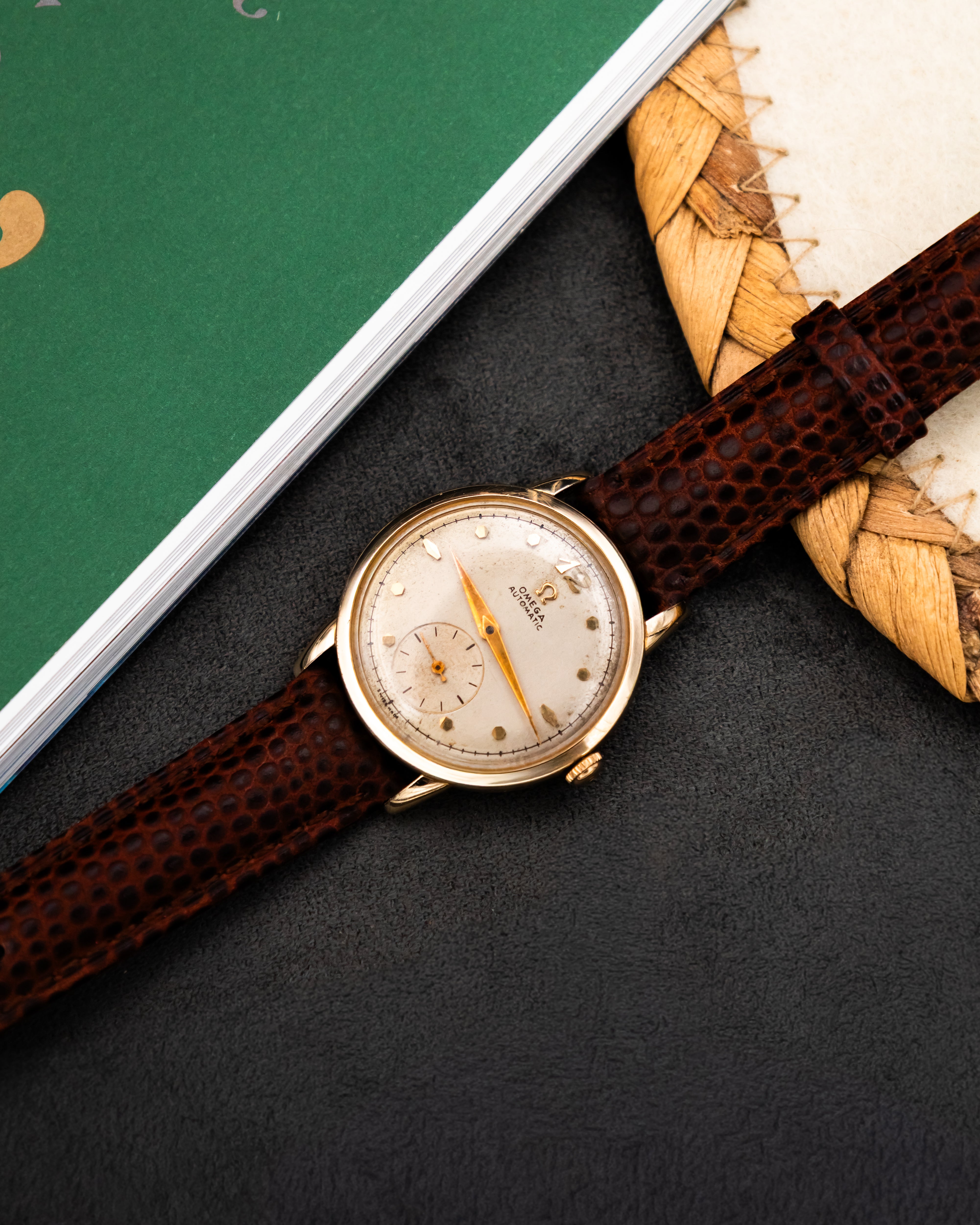 Omega F6212 Automatic Bumper - Ivory Dial