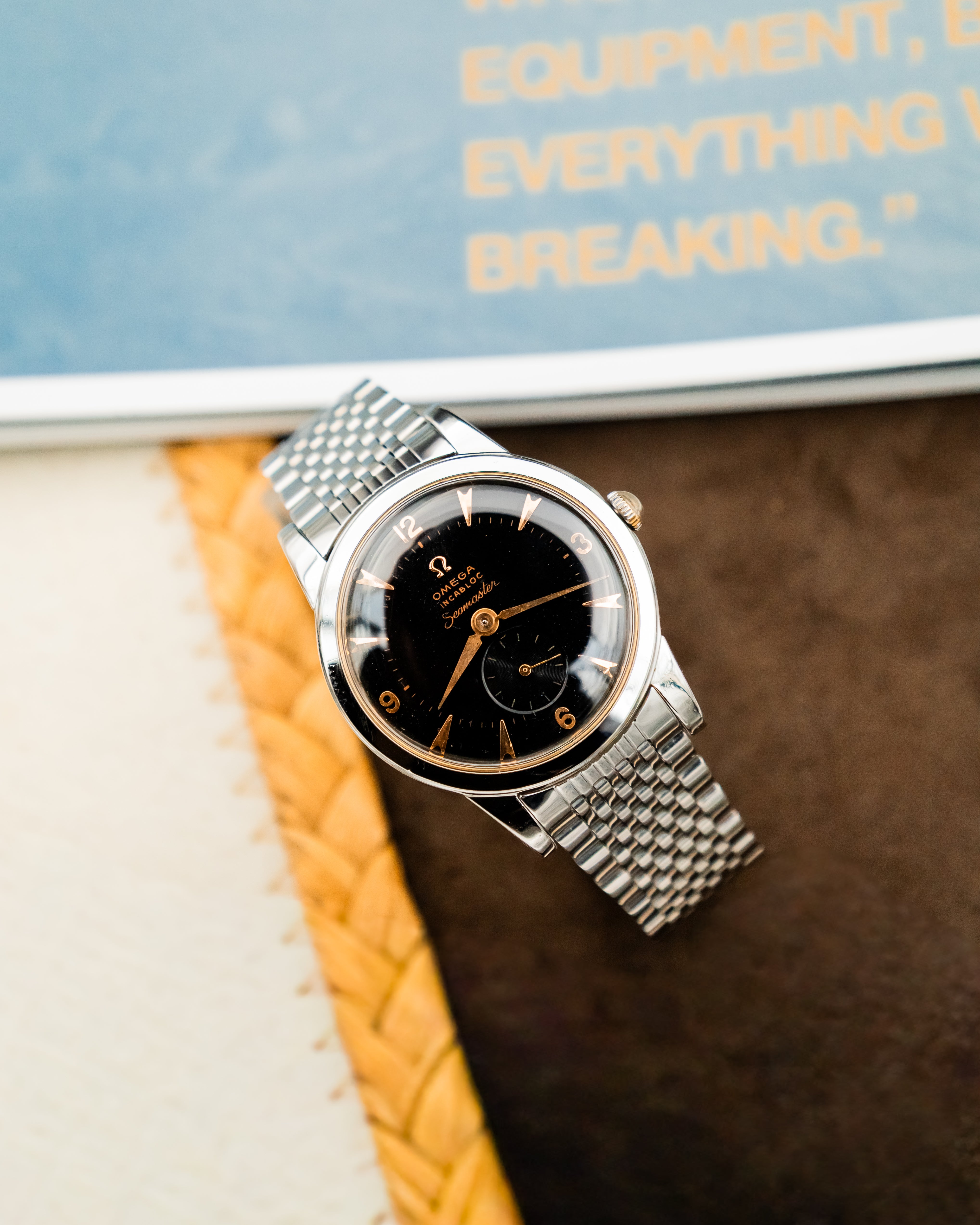 Omega 2657-1 Seamaster Bumper - Black Dial