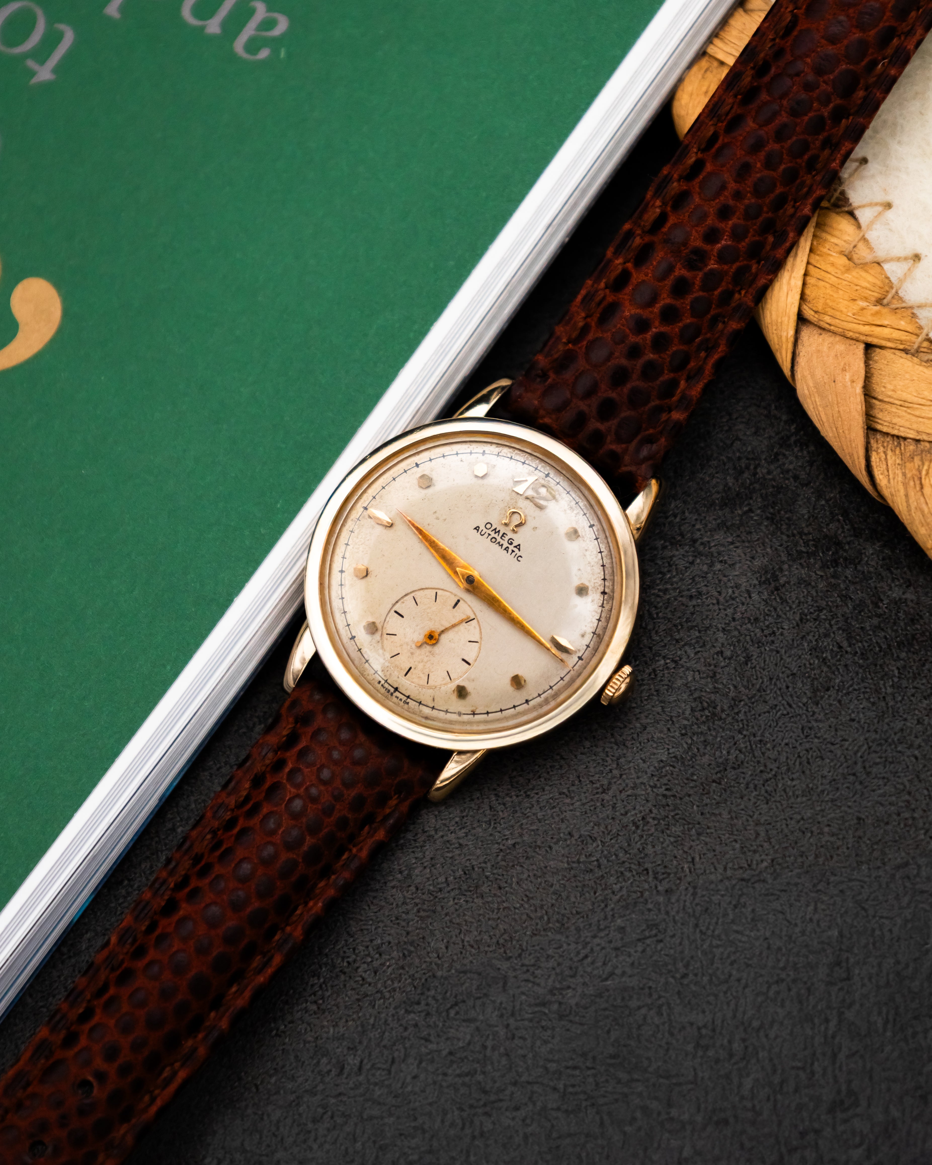 Omega F6212 Automatic Bumper - Ivory Dial