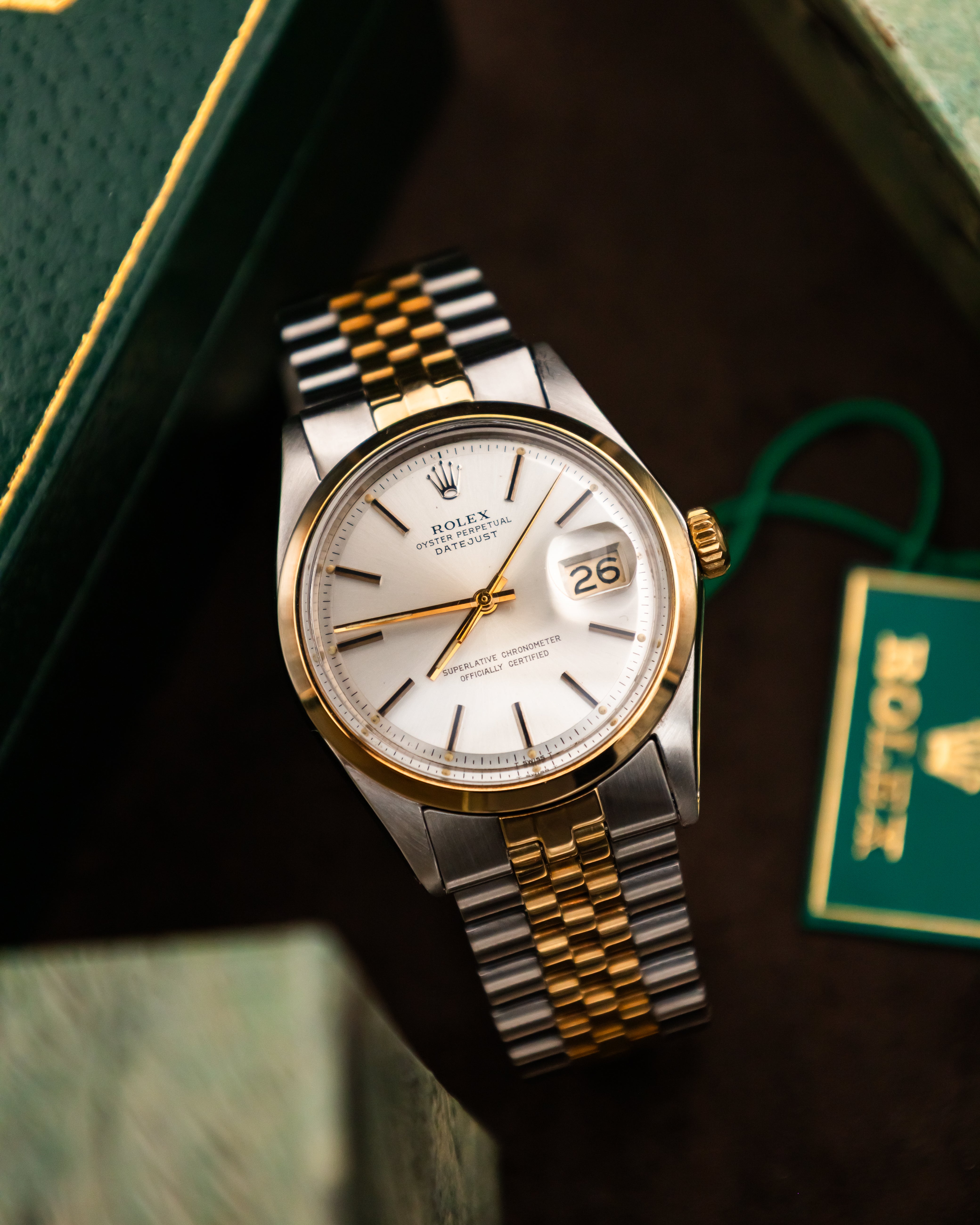 Rolex 1600 Datejust Two-Tone - White Dial