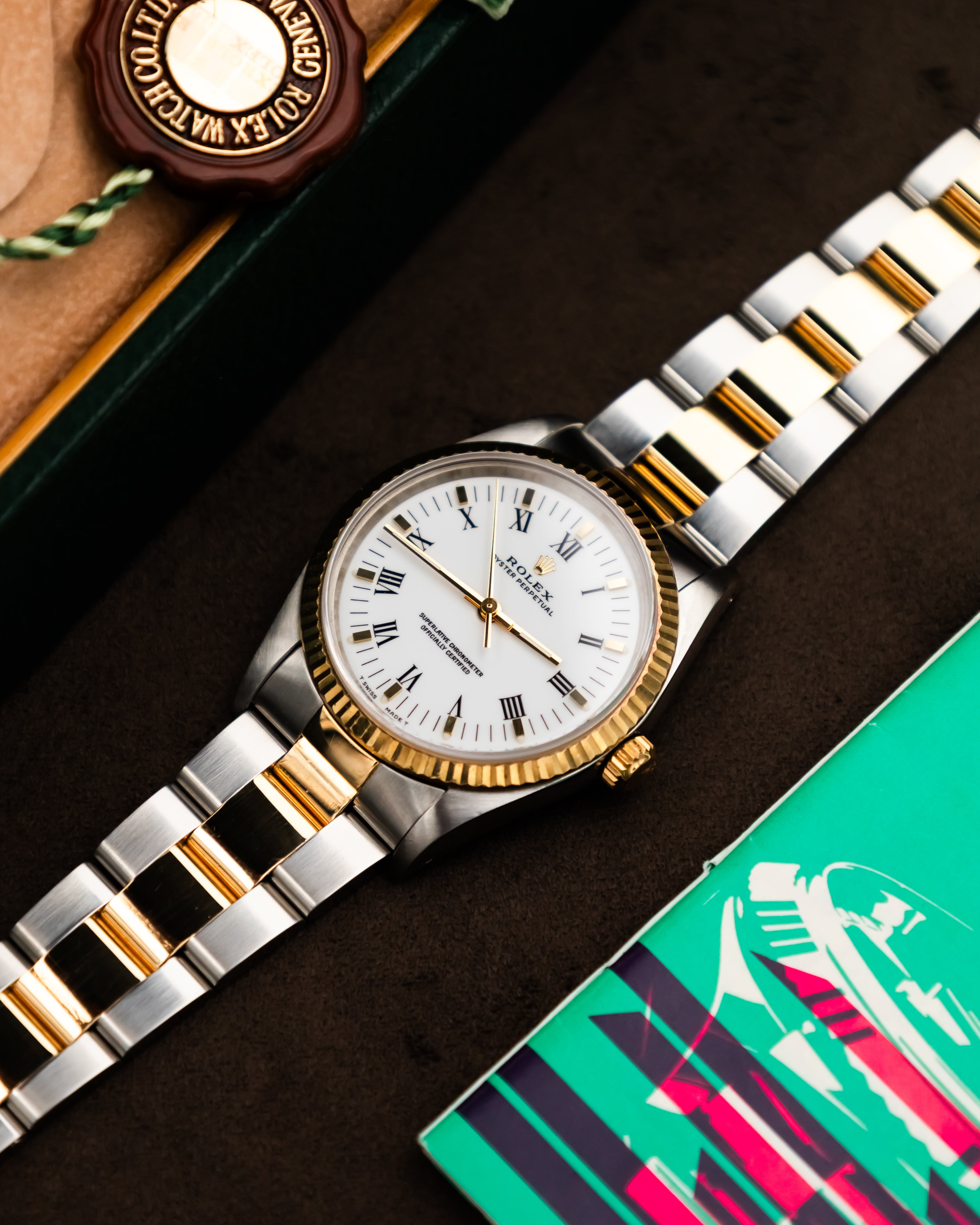 Rolex 14233 Oyster Perpetual - Roman Dial