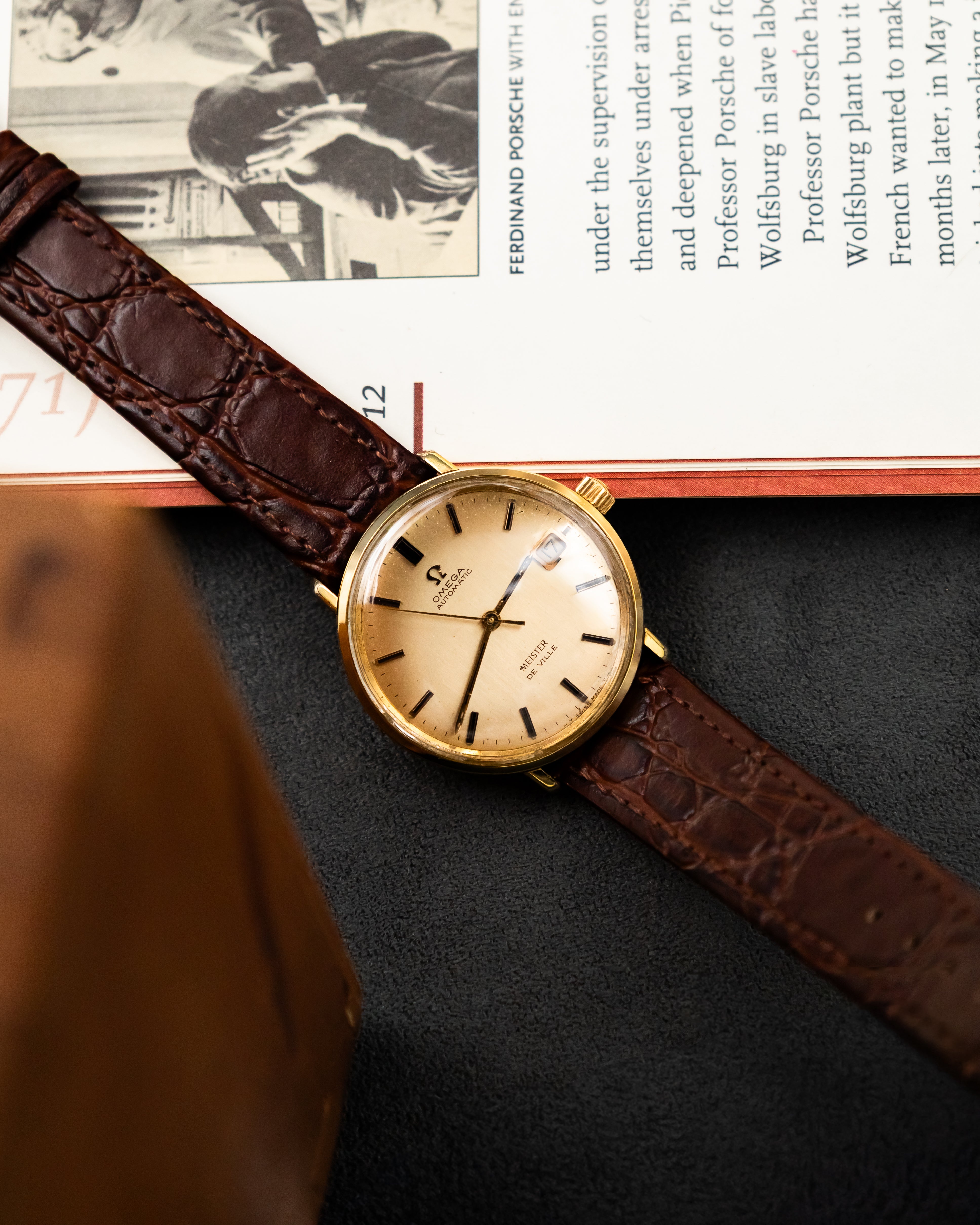 Omega 166.033 Meister De Ville - Gold dial