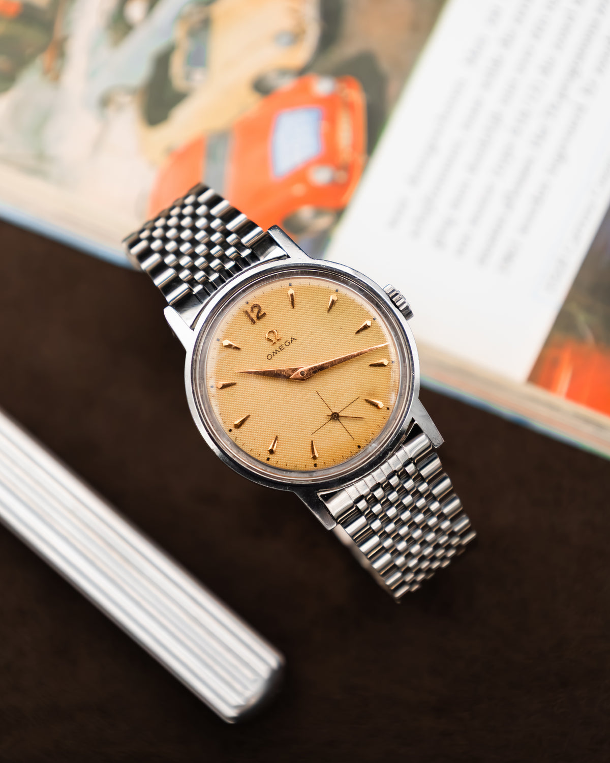 Omega 125.003-62 Seamaster Sub-Second - Waffle Dial