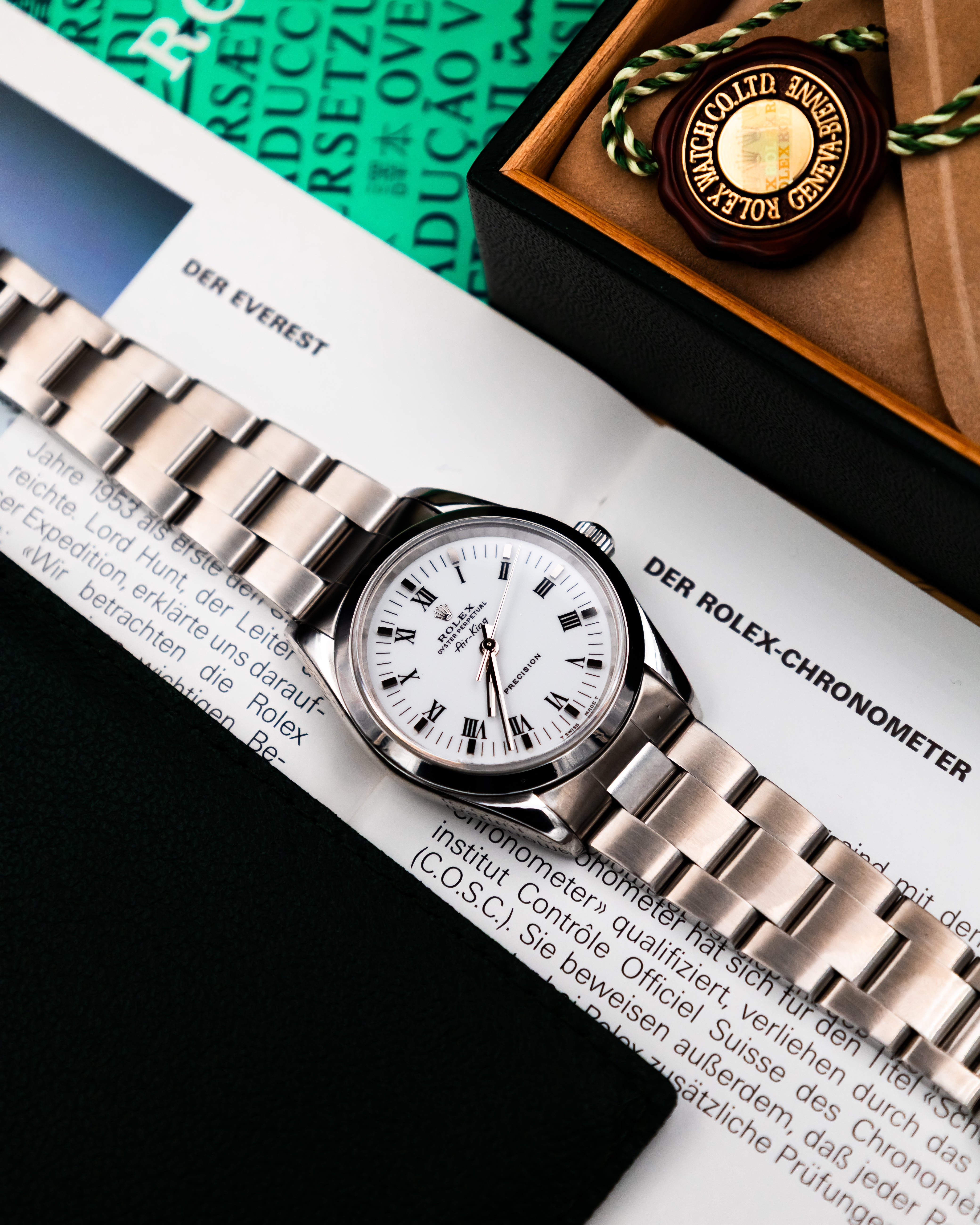 Rolex 14000 Air-king - White dial
