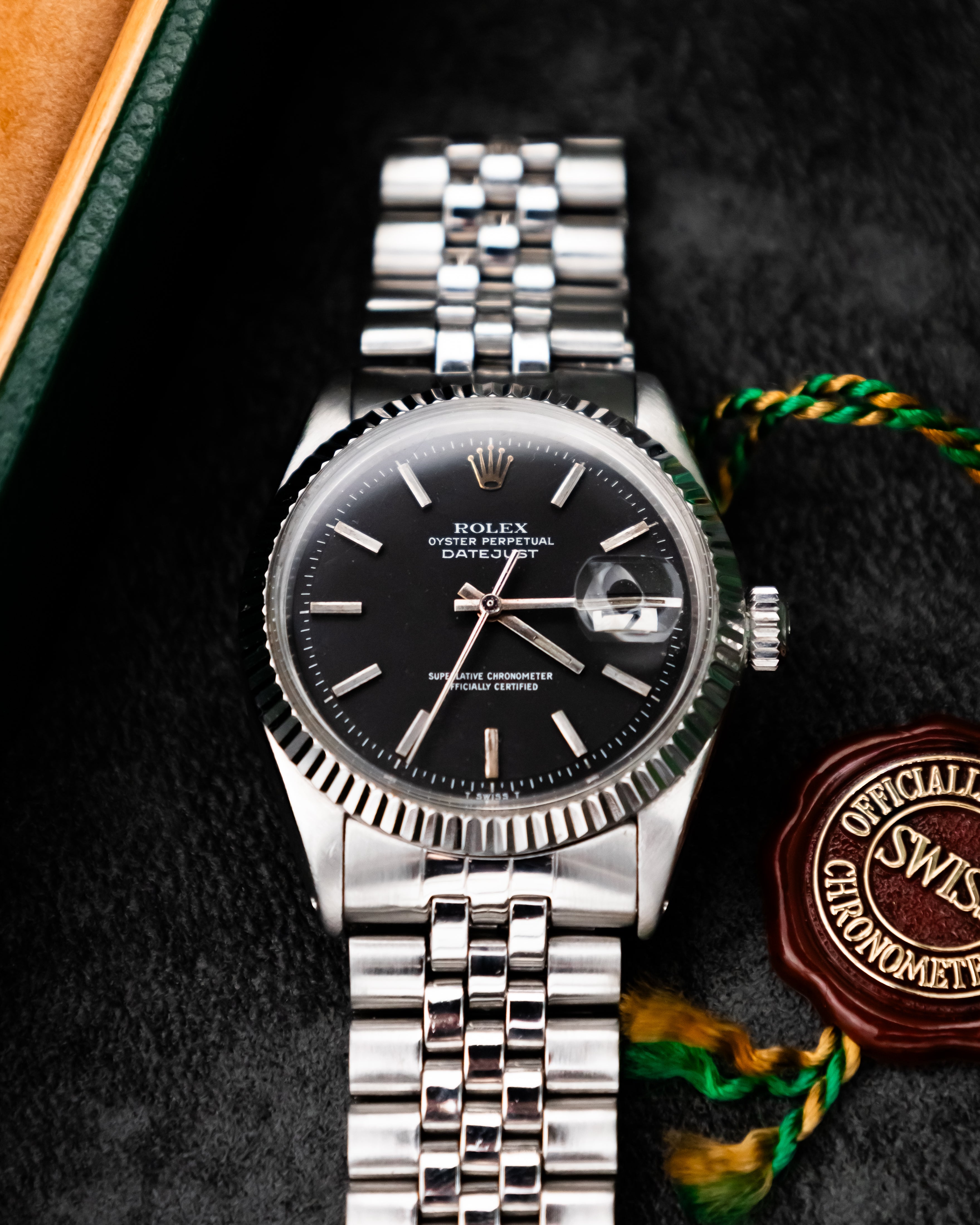 Rolex 1603 Perpetual Datejust - black dial