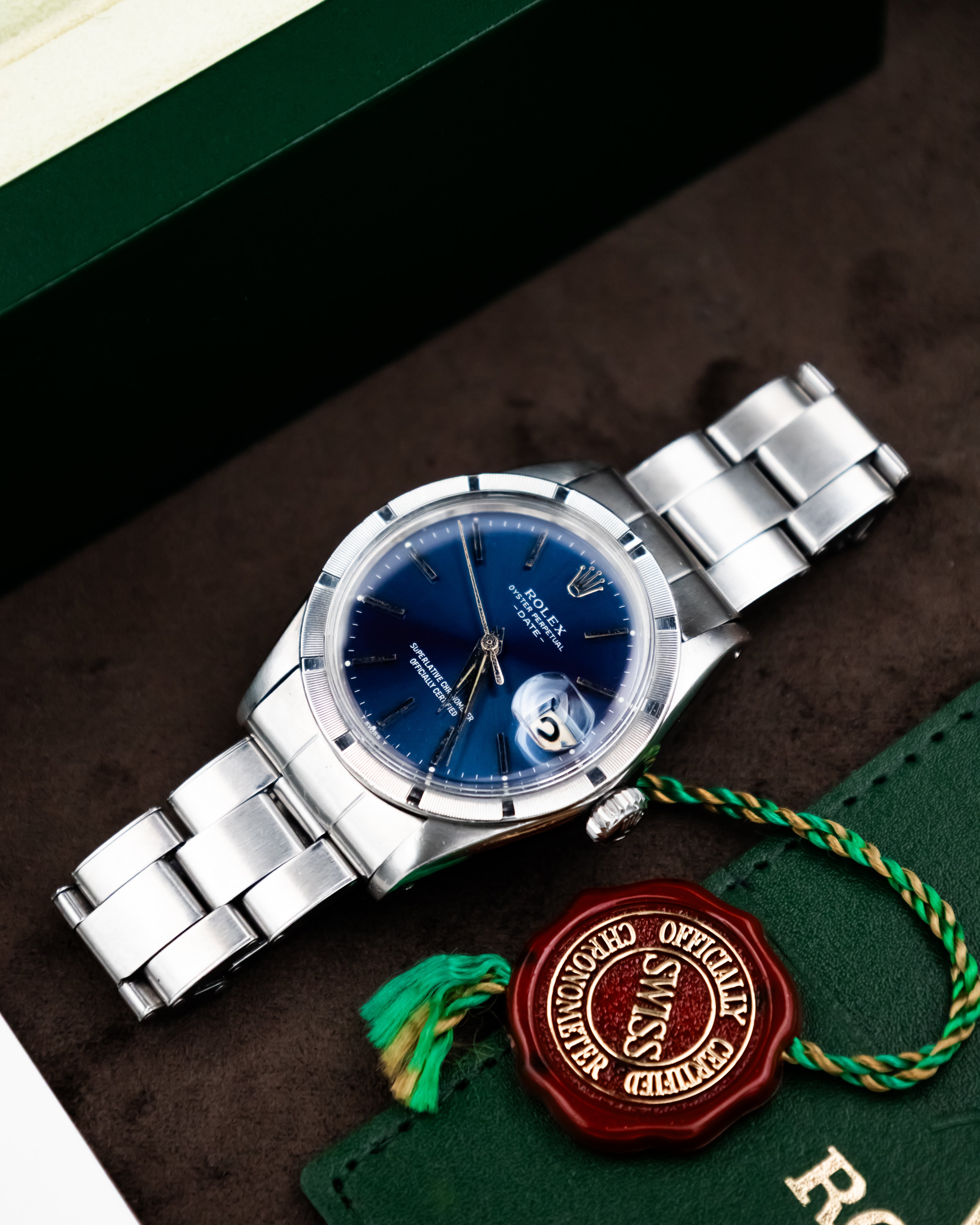 Rolex 1501 Perpetual Date - Blue Dial
