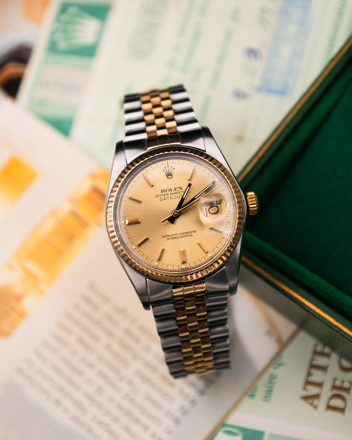 Rolex 16013 Perpetual Datejust - Champagne dial