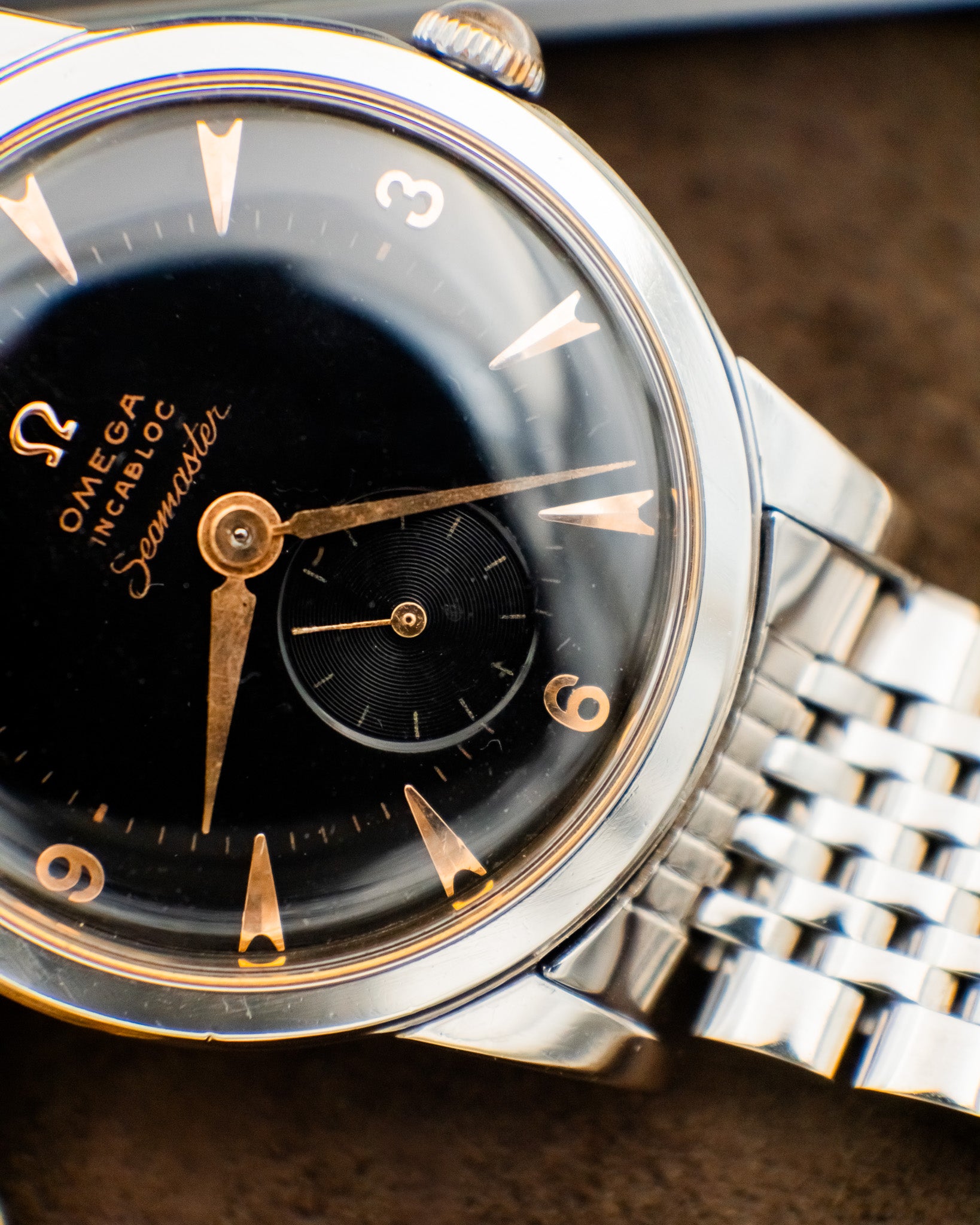 Omega 2657-1 Seamaster Bumper - Black Dial