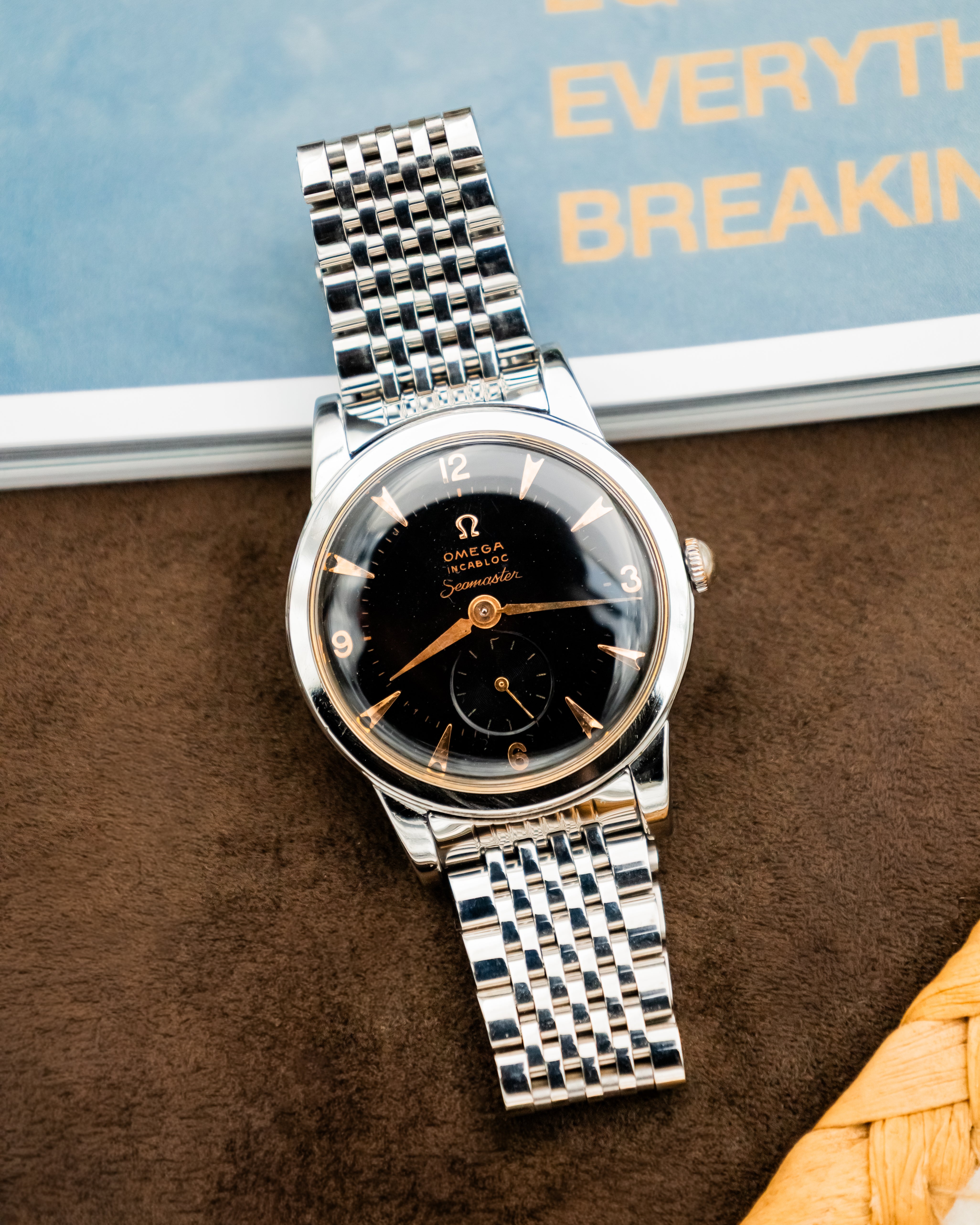 Omega 2657-1 Seamaster Bumper - Black Dial