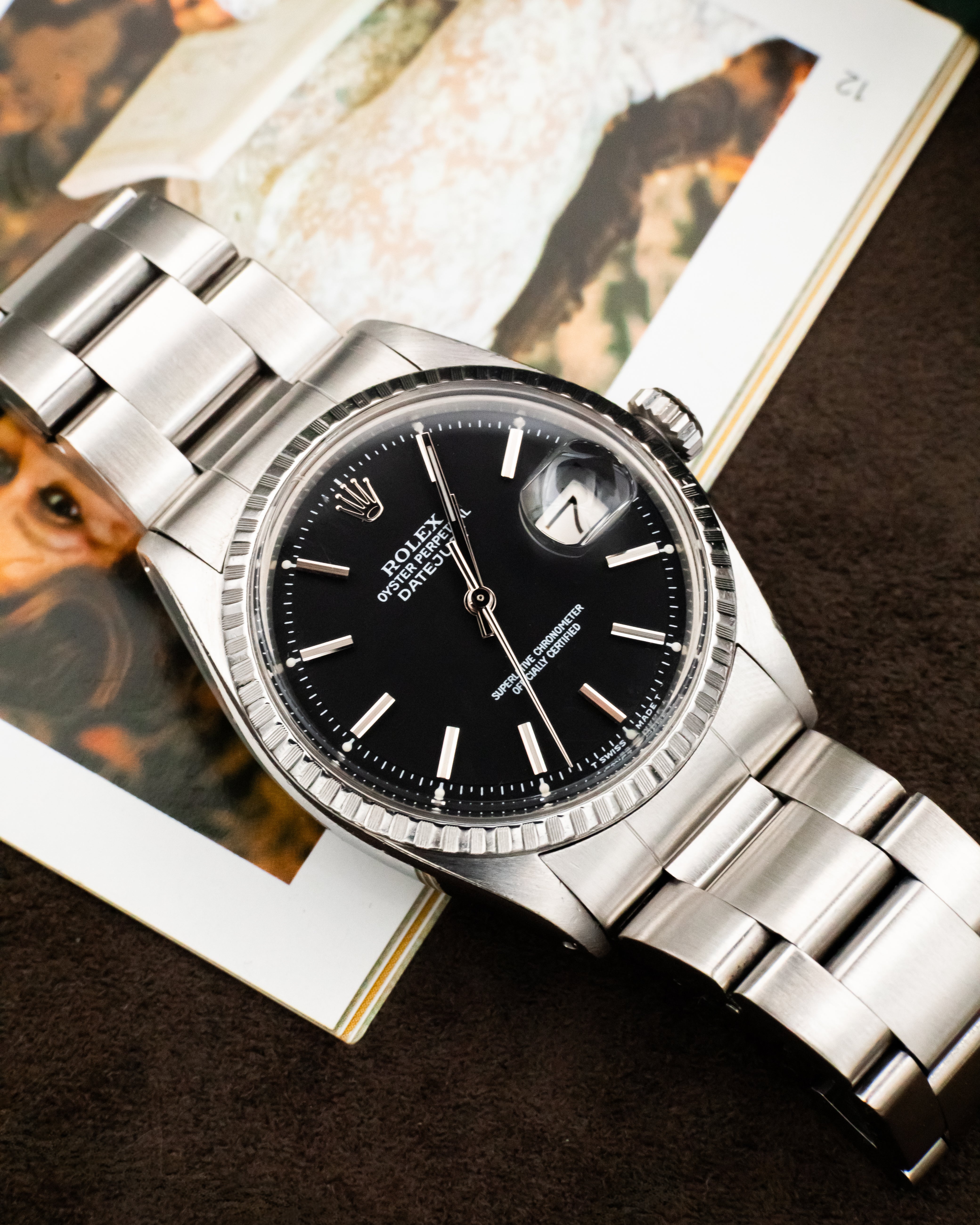 Rolex 1603 Perpetual Datejust - Black Dial