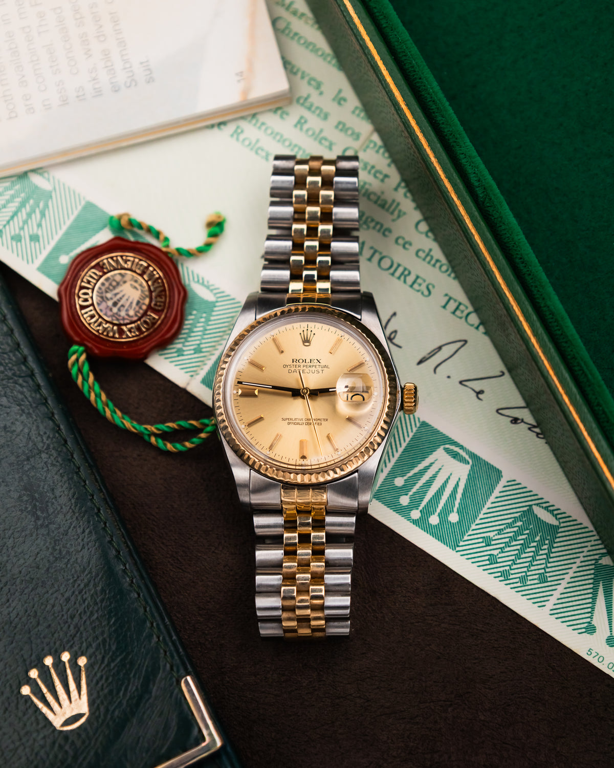 Rolex 16013 Perpetual Datejust - Champagne dial