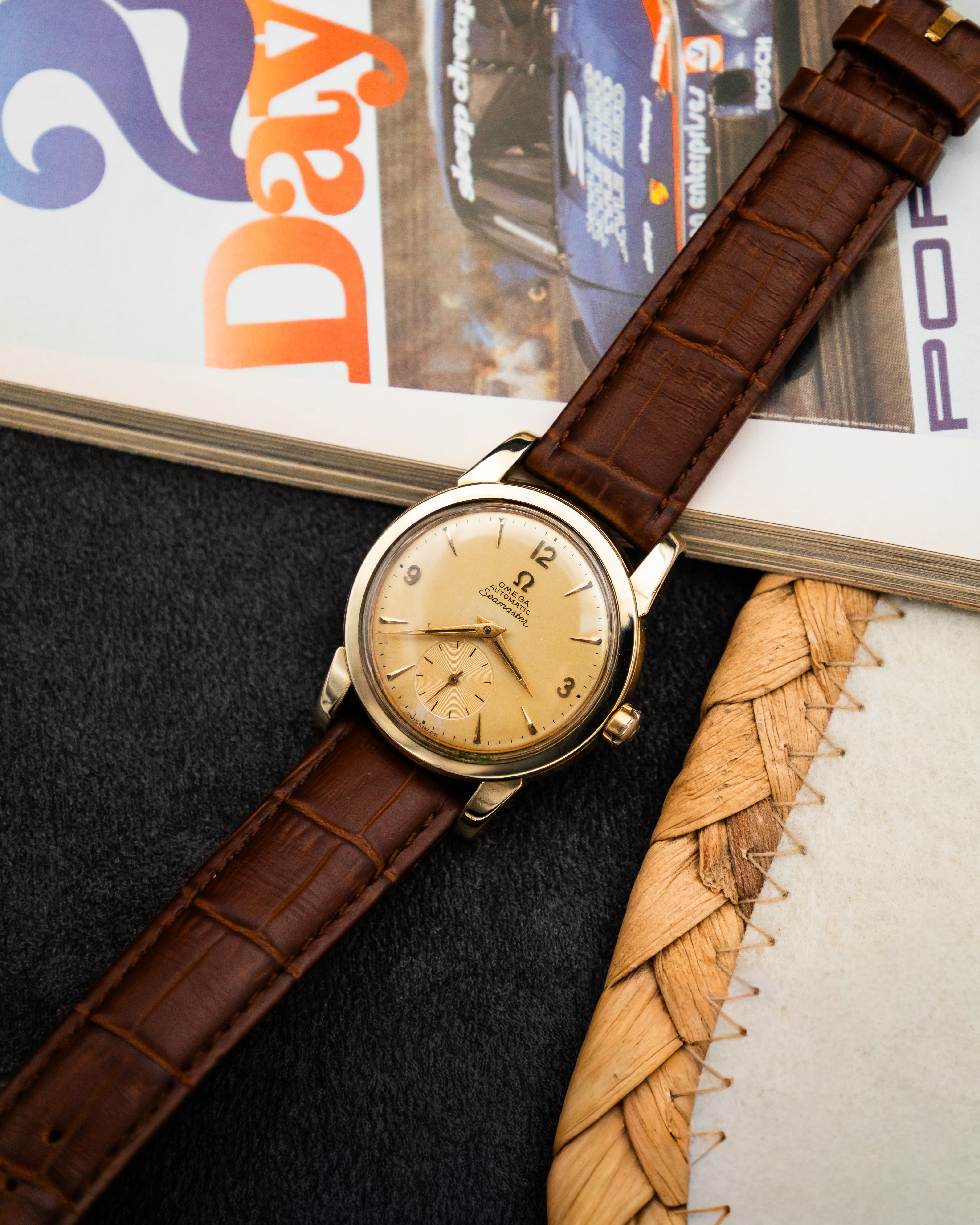 Omega 2848-1 Seamaster Sub-Second - Champagne Dial