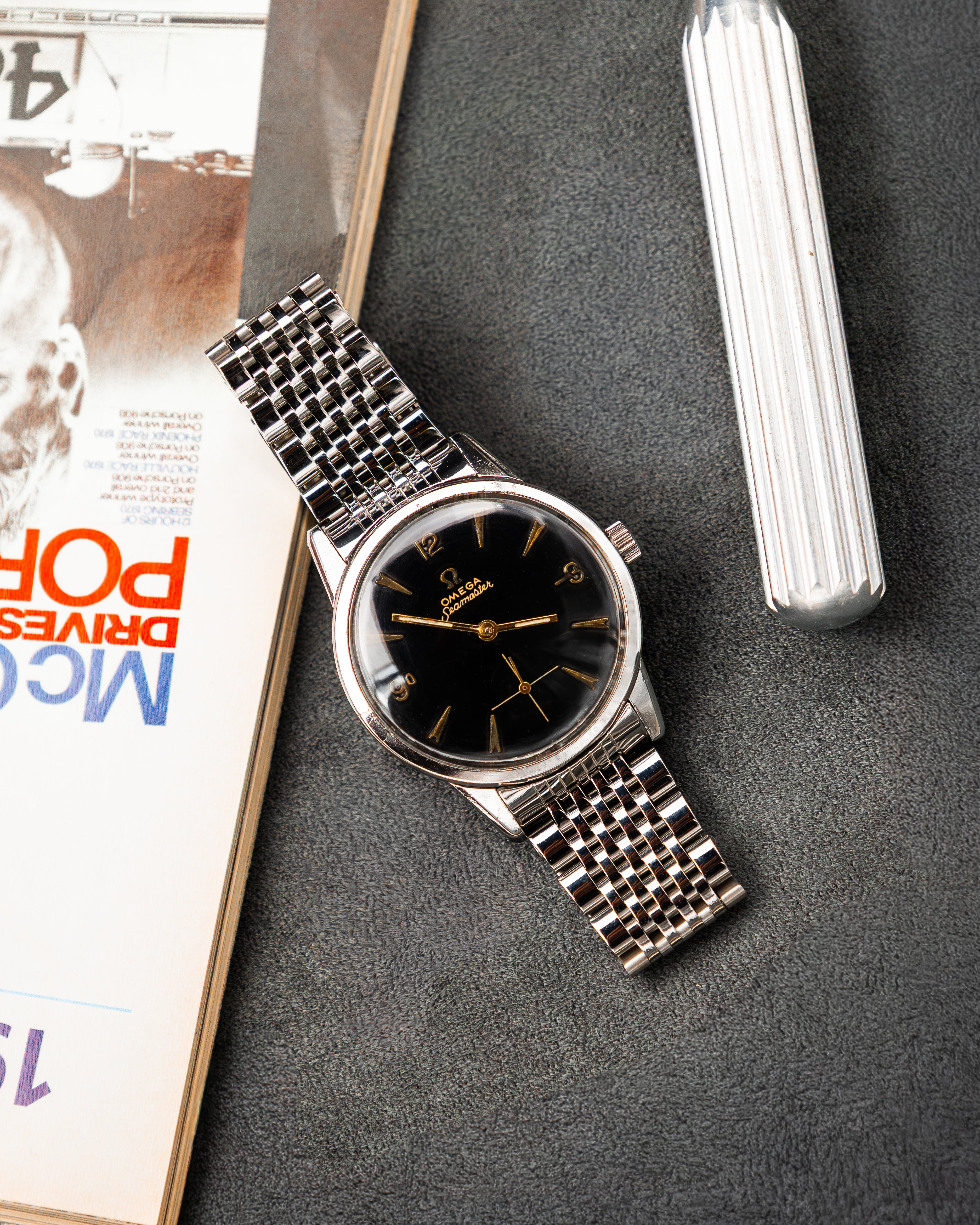 Omega 14389-1 Seamaster Sub-Second - Black Dial