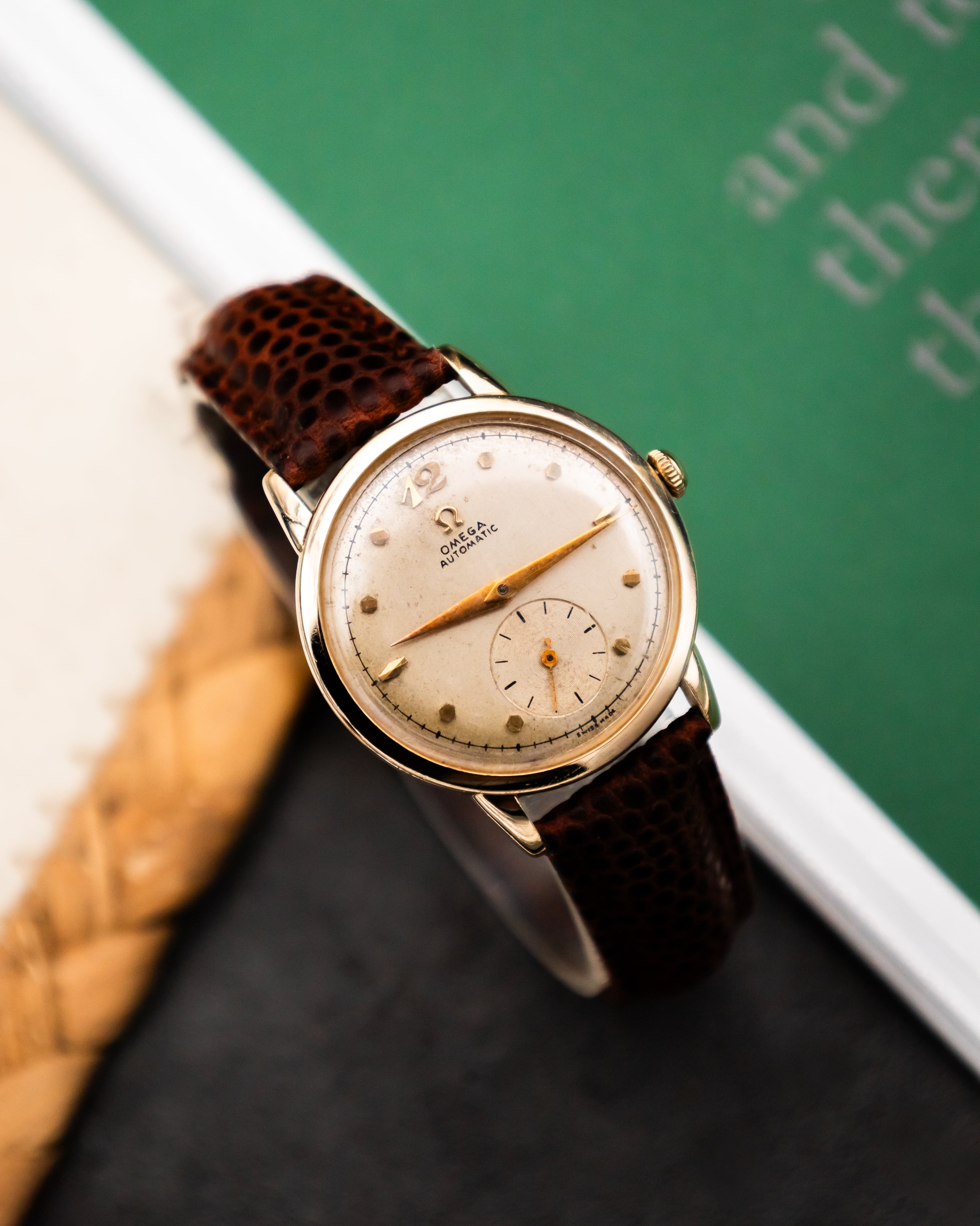 Omega F6212 Automatic Bumper - Ivory Dial