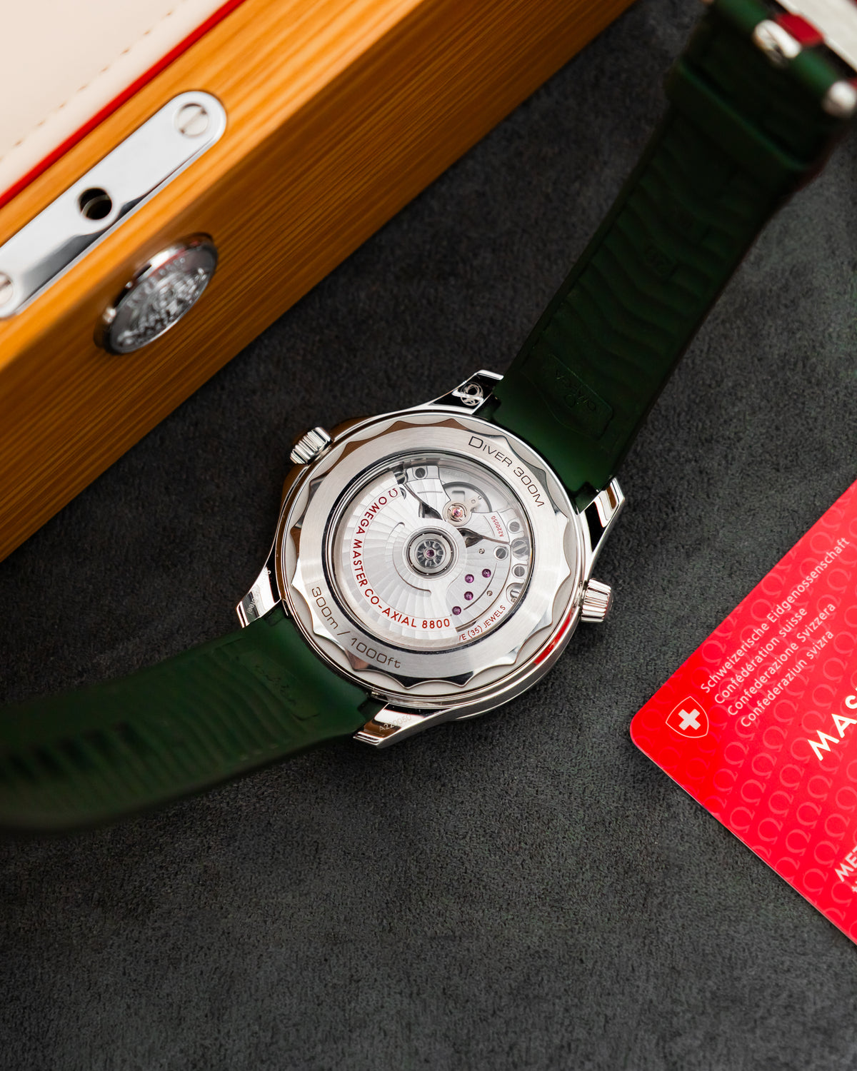 Omega Seamaster Diver 300M Co-Axial - Green Dial