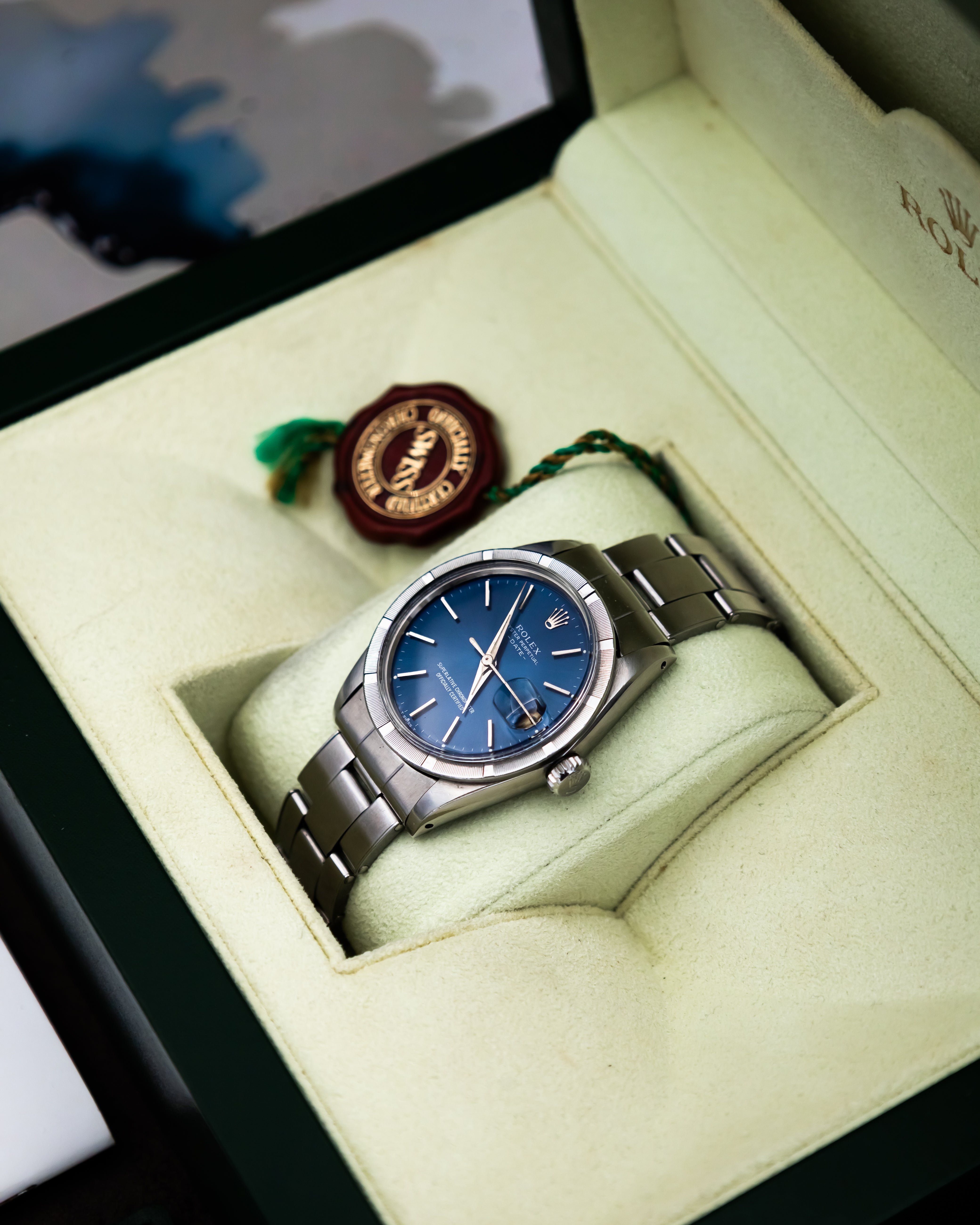 Rolex 1501 Perpetual Date - Blue Dial