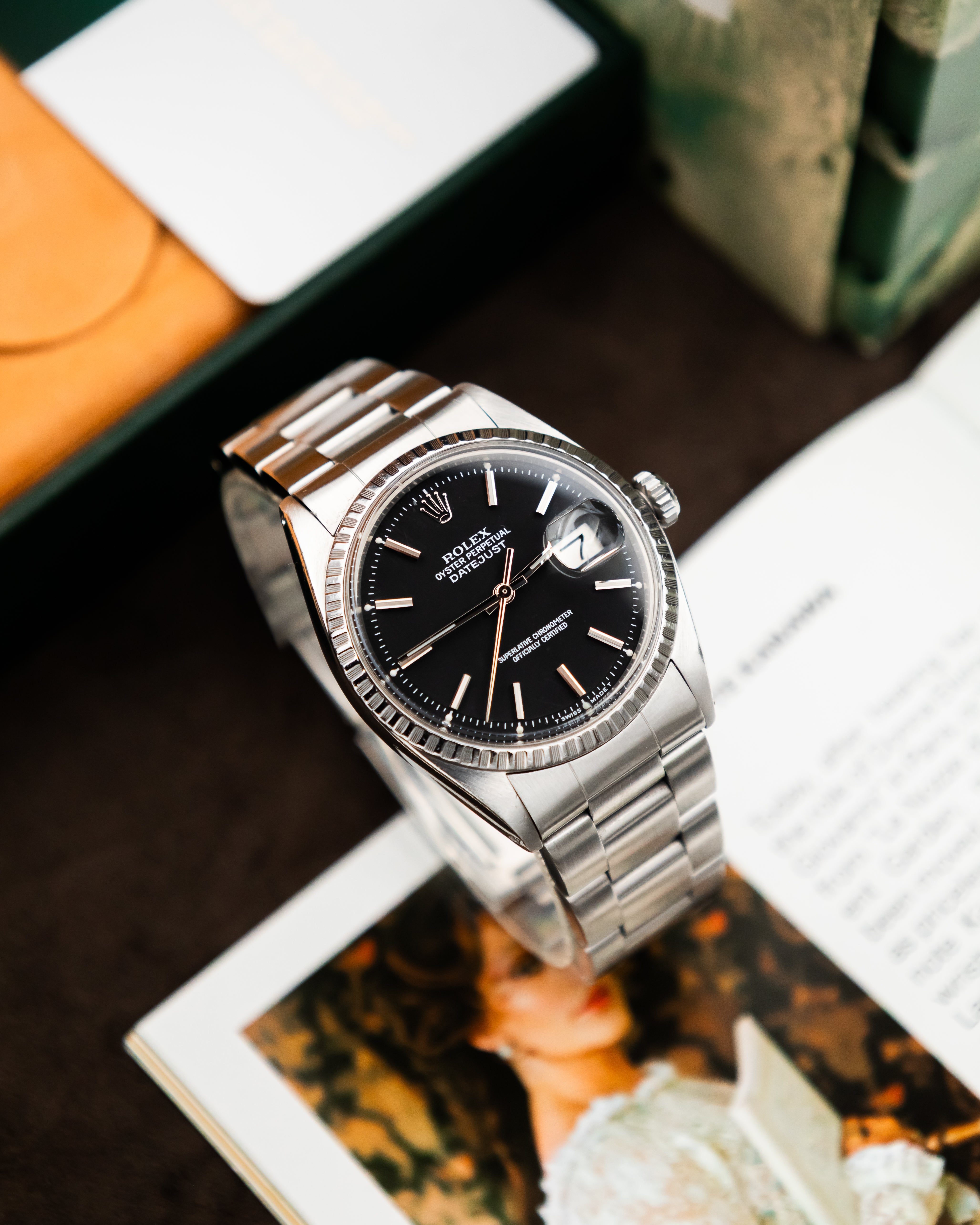 Rolex 1603 Perpetual Datejust - Black Dial
