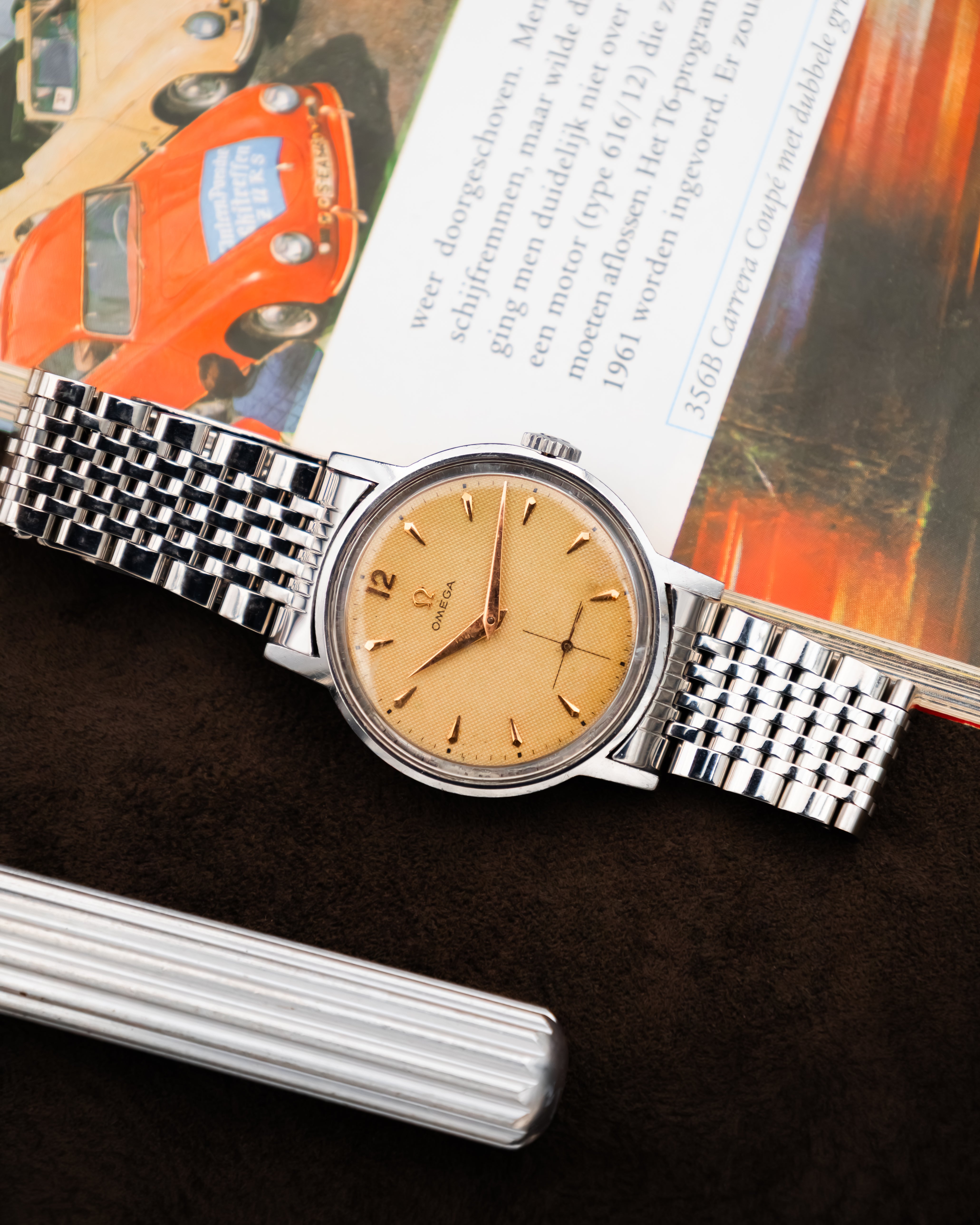 Omega 125.003-62 Seamaster Sub-Second - Waffle Dial