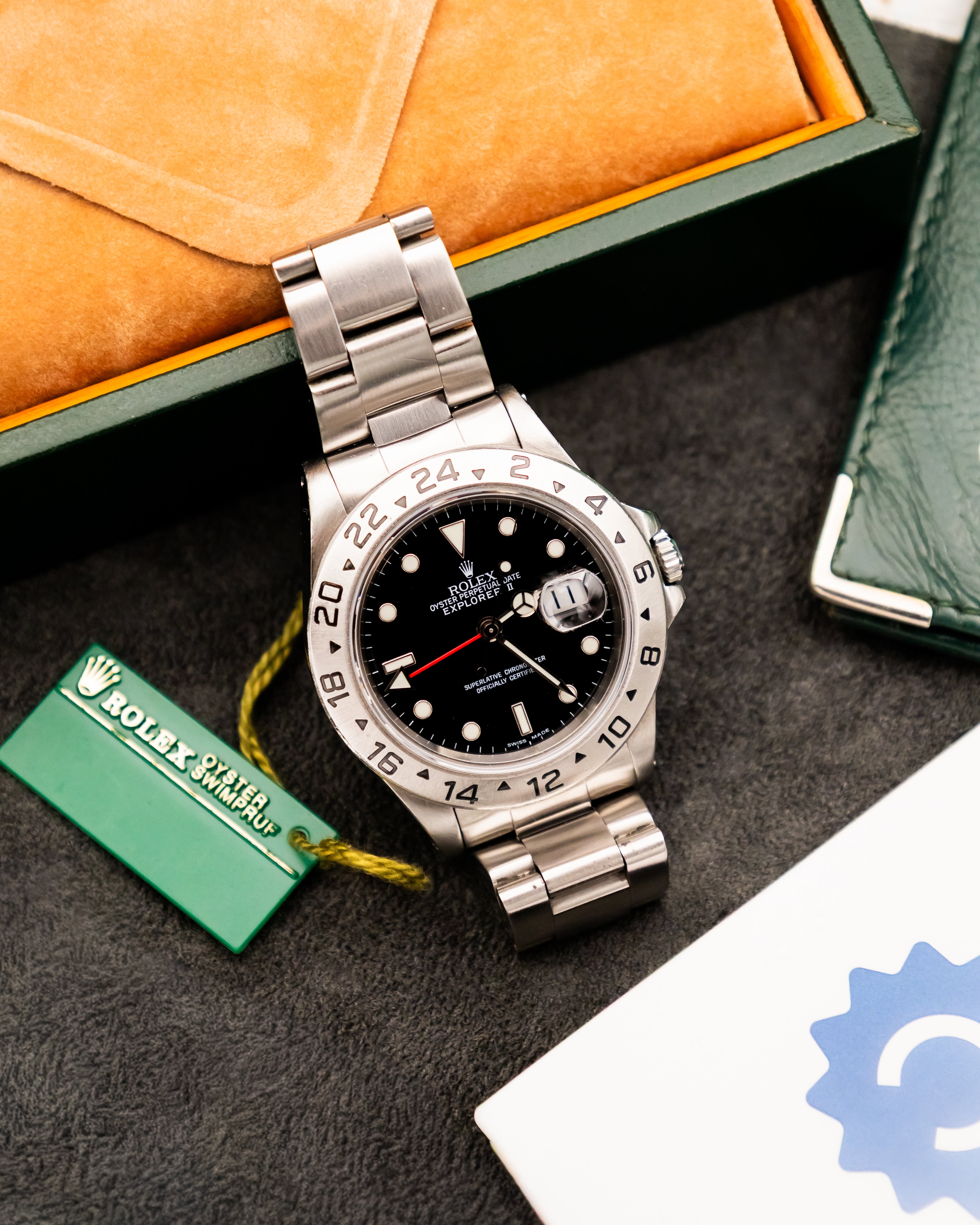 Rolex 16570 Explorer II - Black Dial
