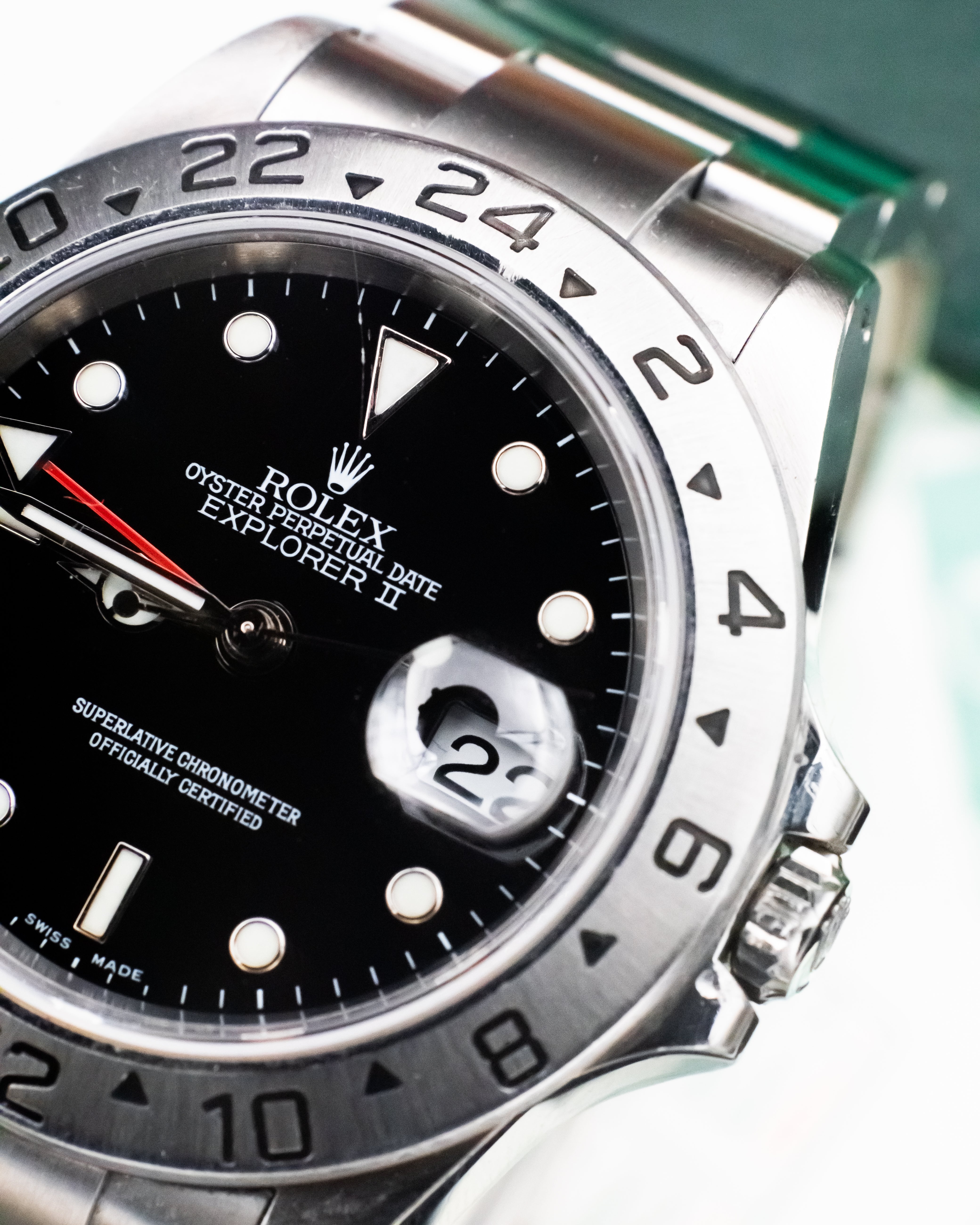 Rolex 16570 Explorer II - Black Dial