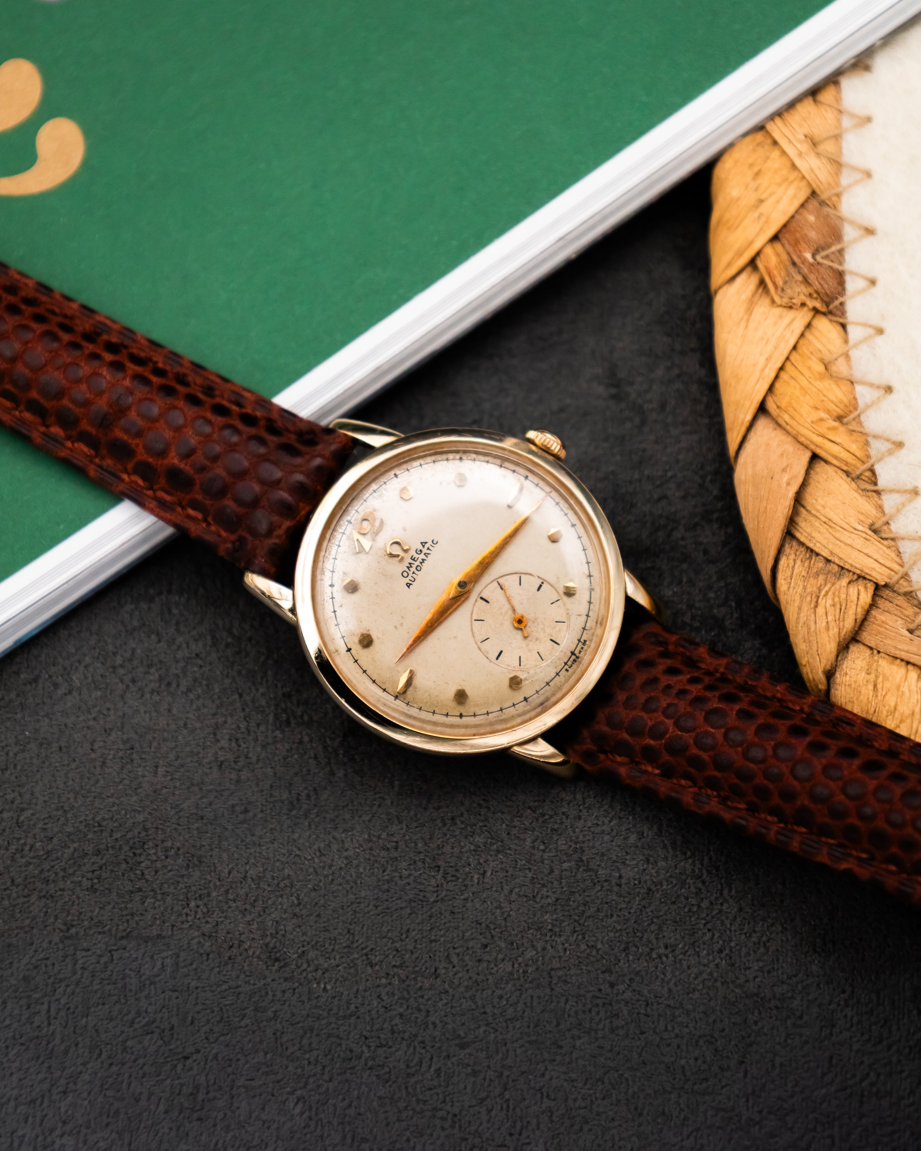 Omega F6212 Automatic Bumper - Ivory Dial