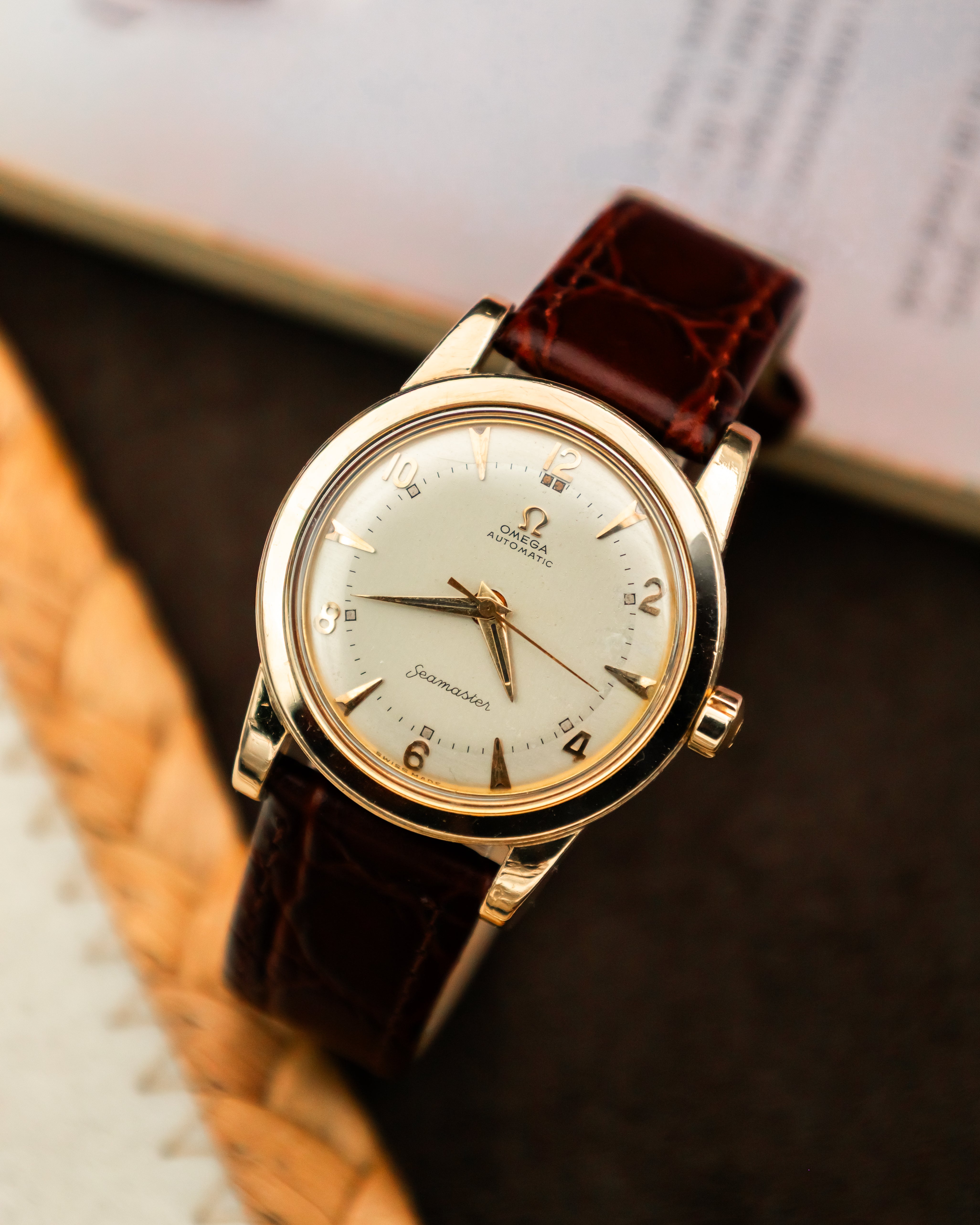 Omega 2577-11 SC Seamaster Bumper - two-tone champagne dial