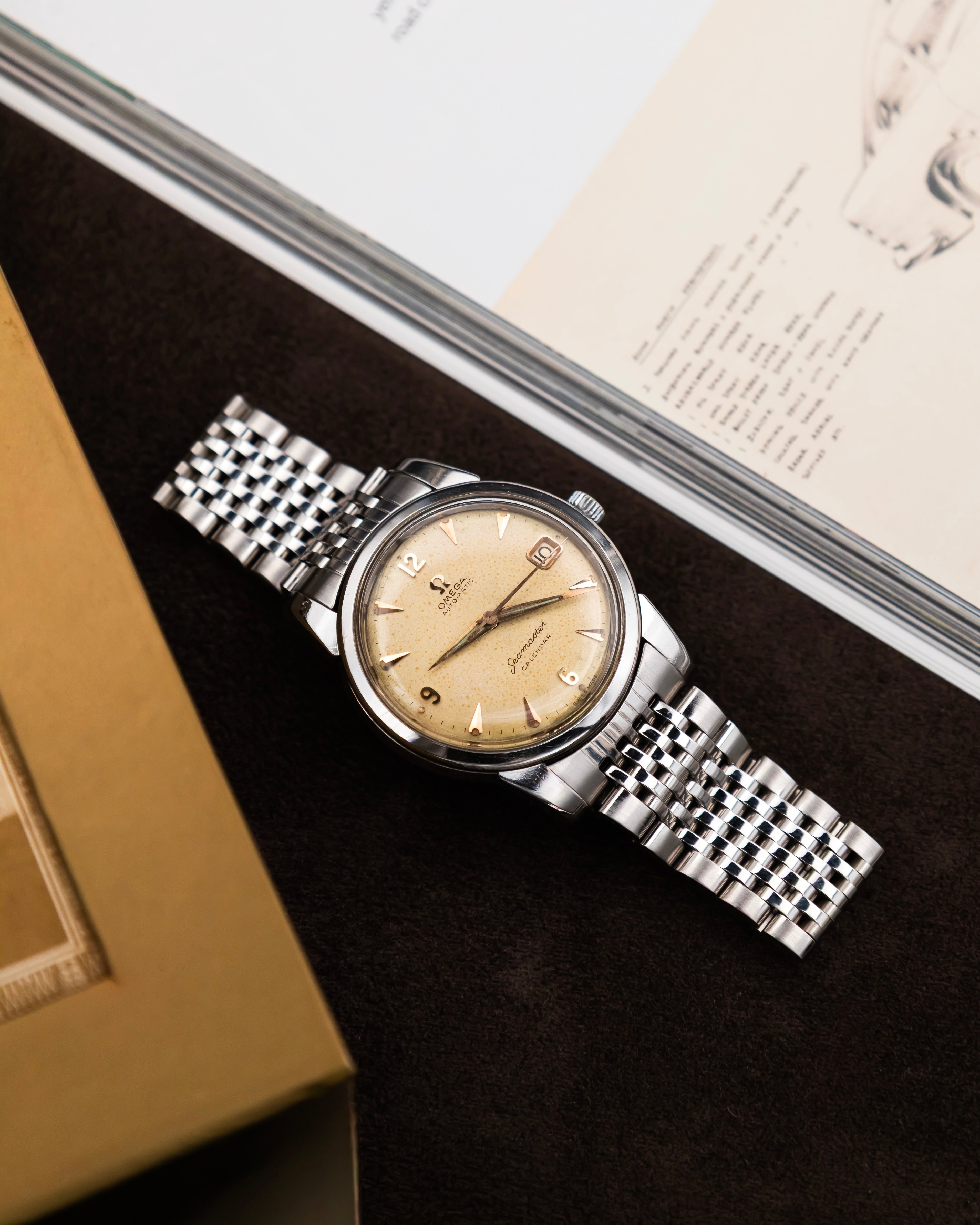 Omega 2849-10SC Seamaster Calendar - Ivory dial