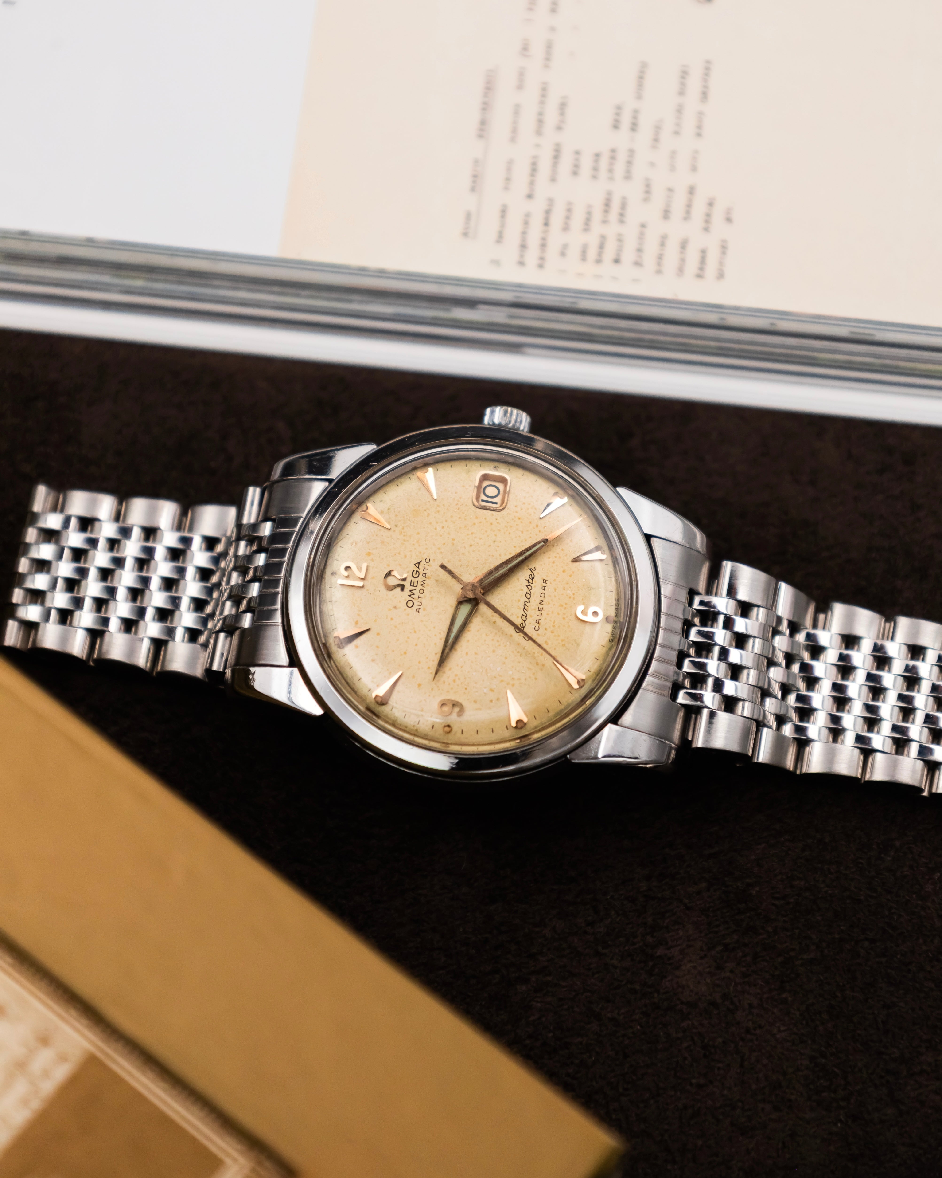 Omega 2849-10SC Seamaster Calendar - Ivory dial