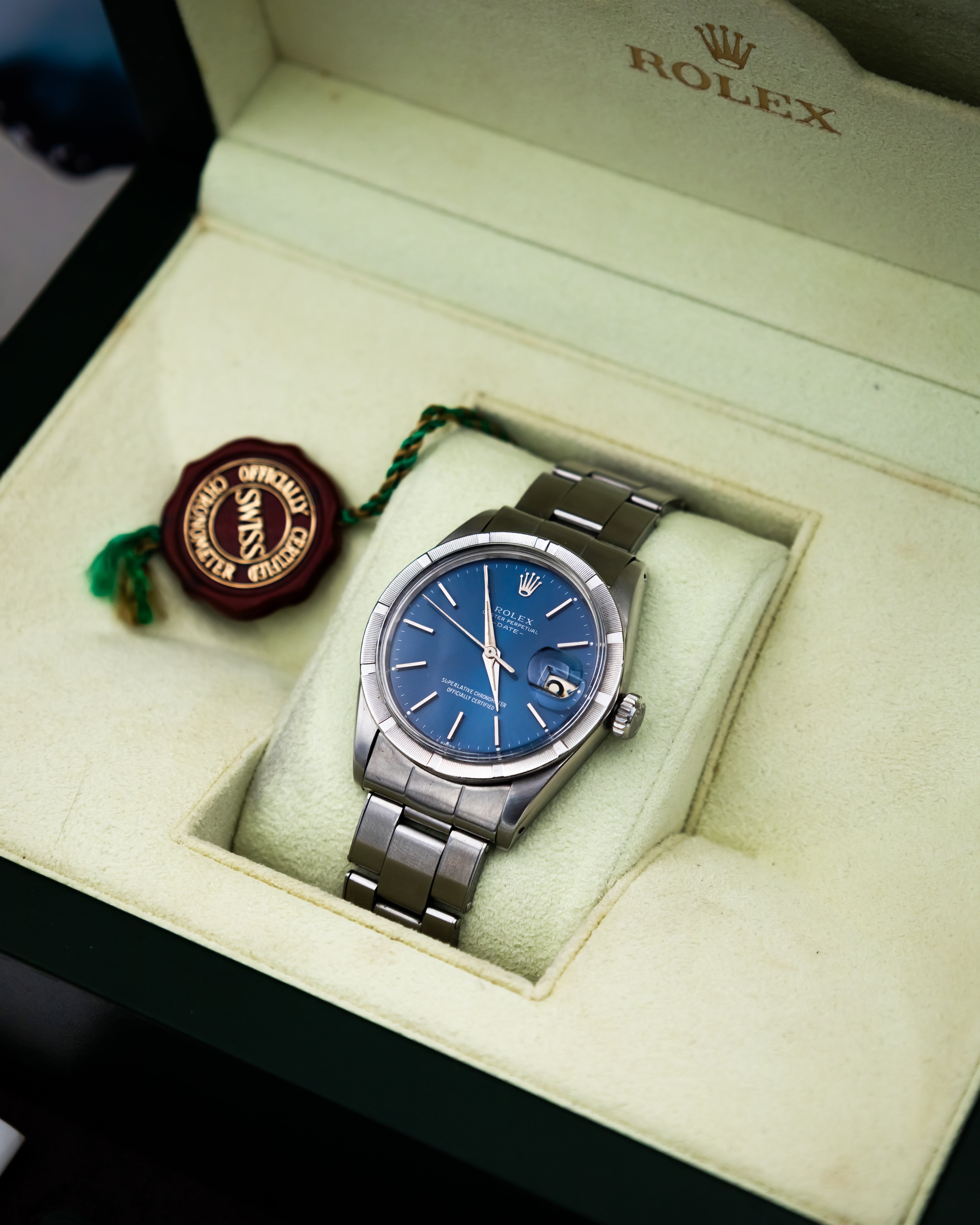 Rolex 1501 Perpetual Date - Blue Dial