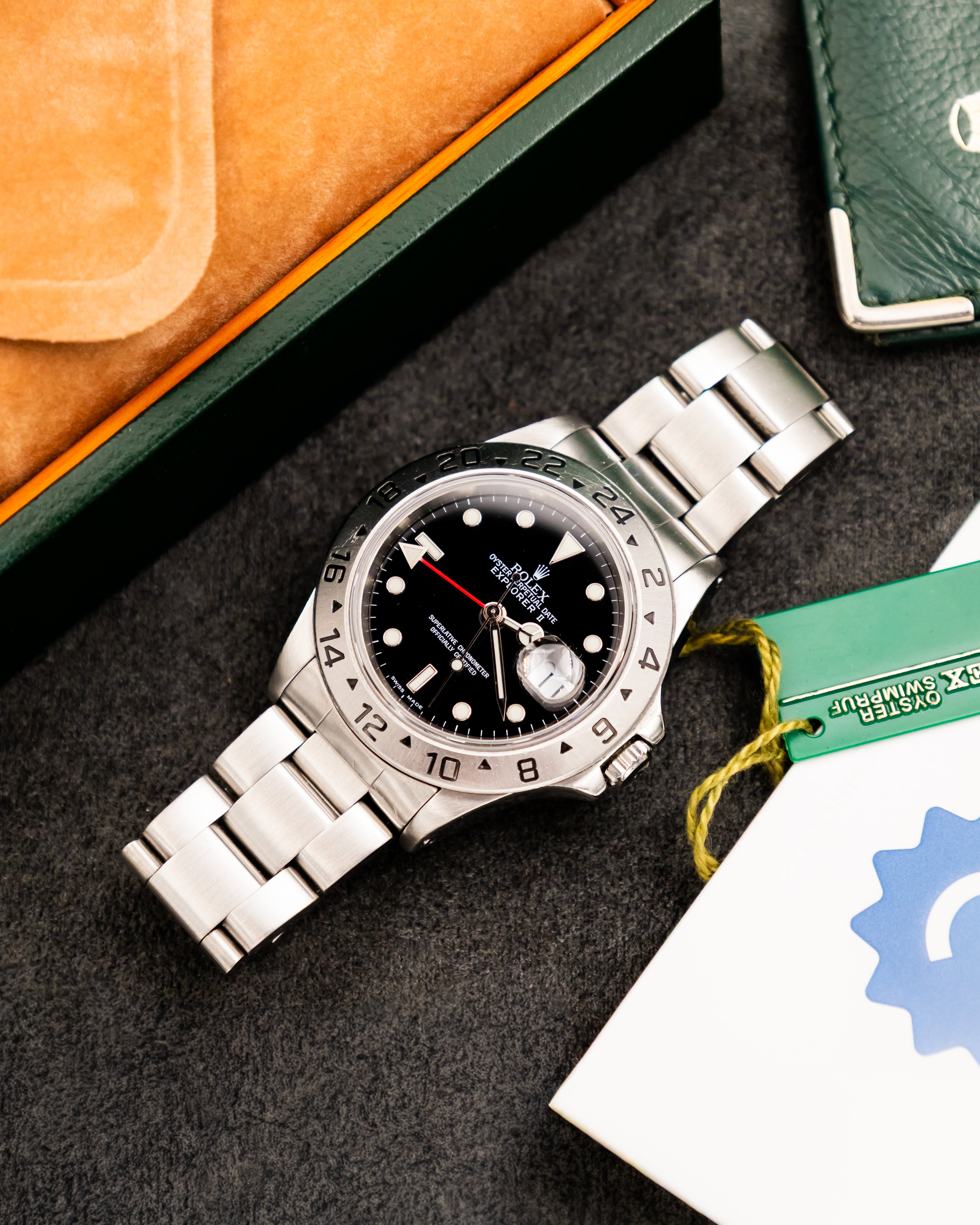Rolex 16570 Explorer II - Black Dial