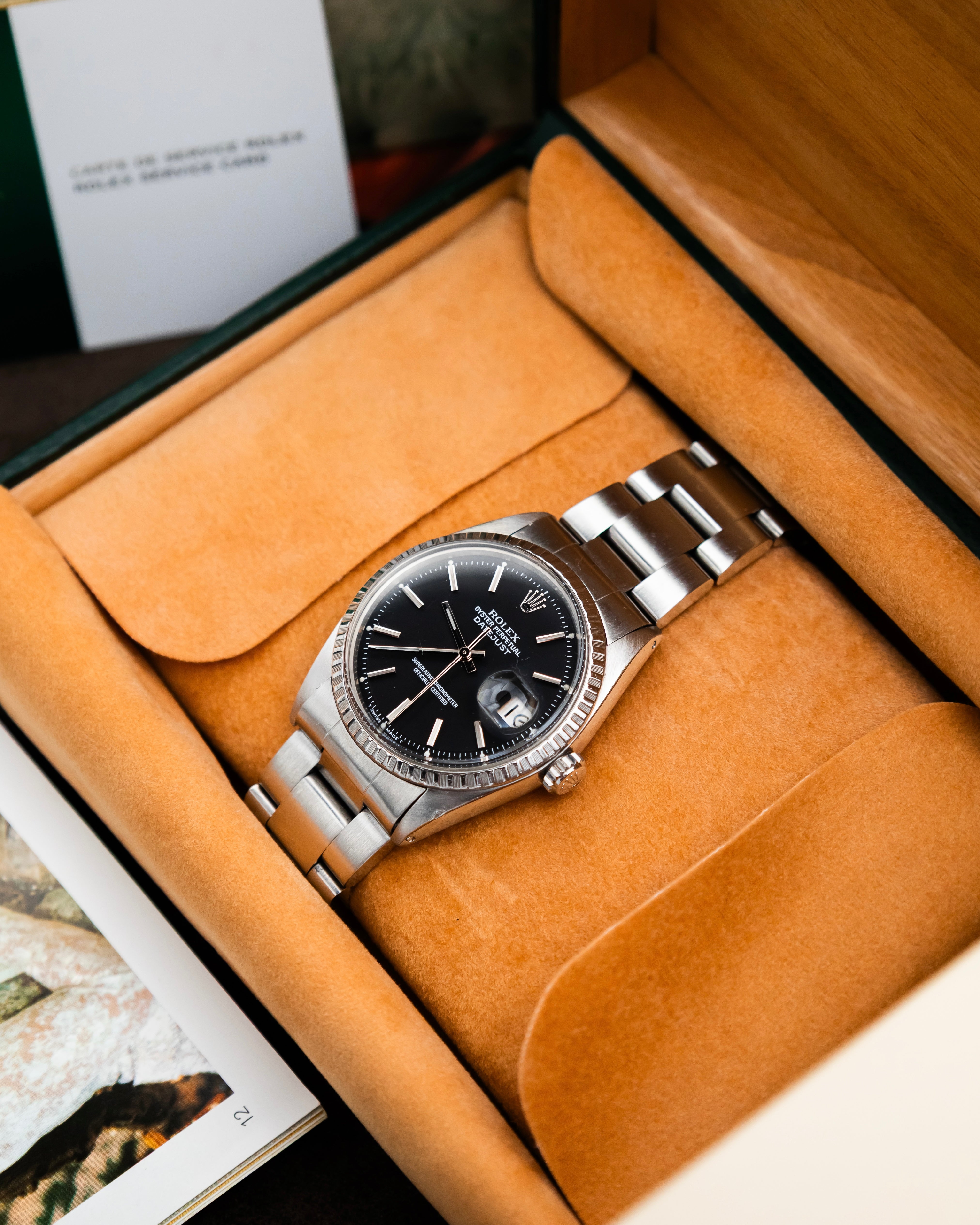Rolex 1603 Perpetual Datejust - Black Dial