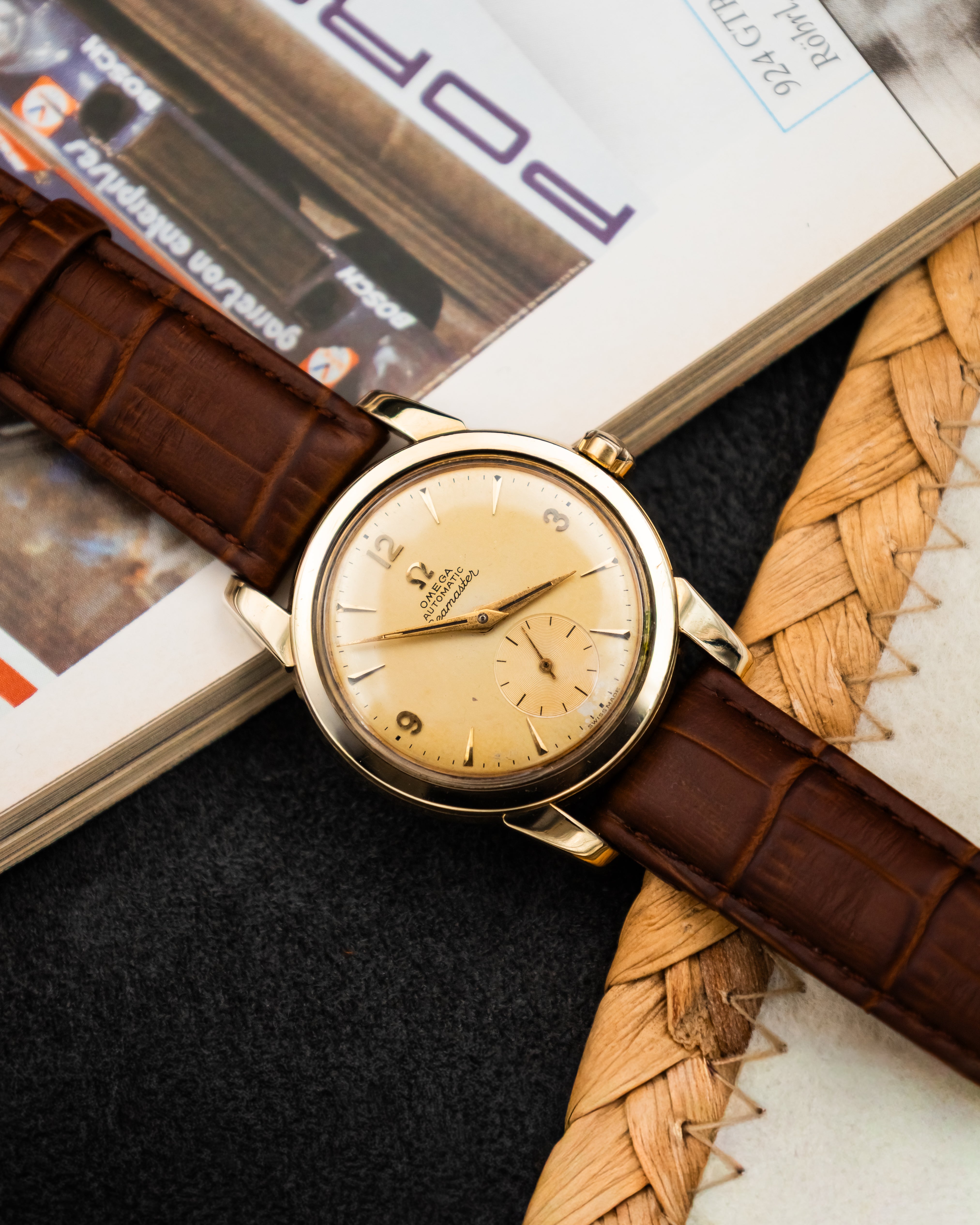 Omega 2848-1 Seamaster Sub-Second - Champagne Dial