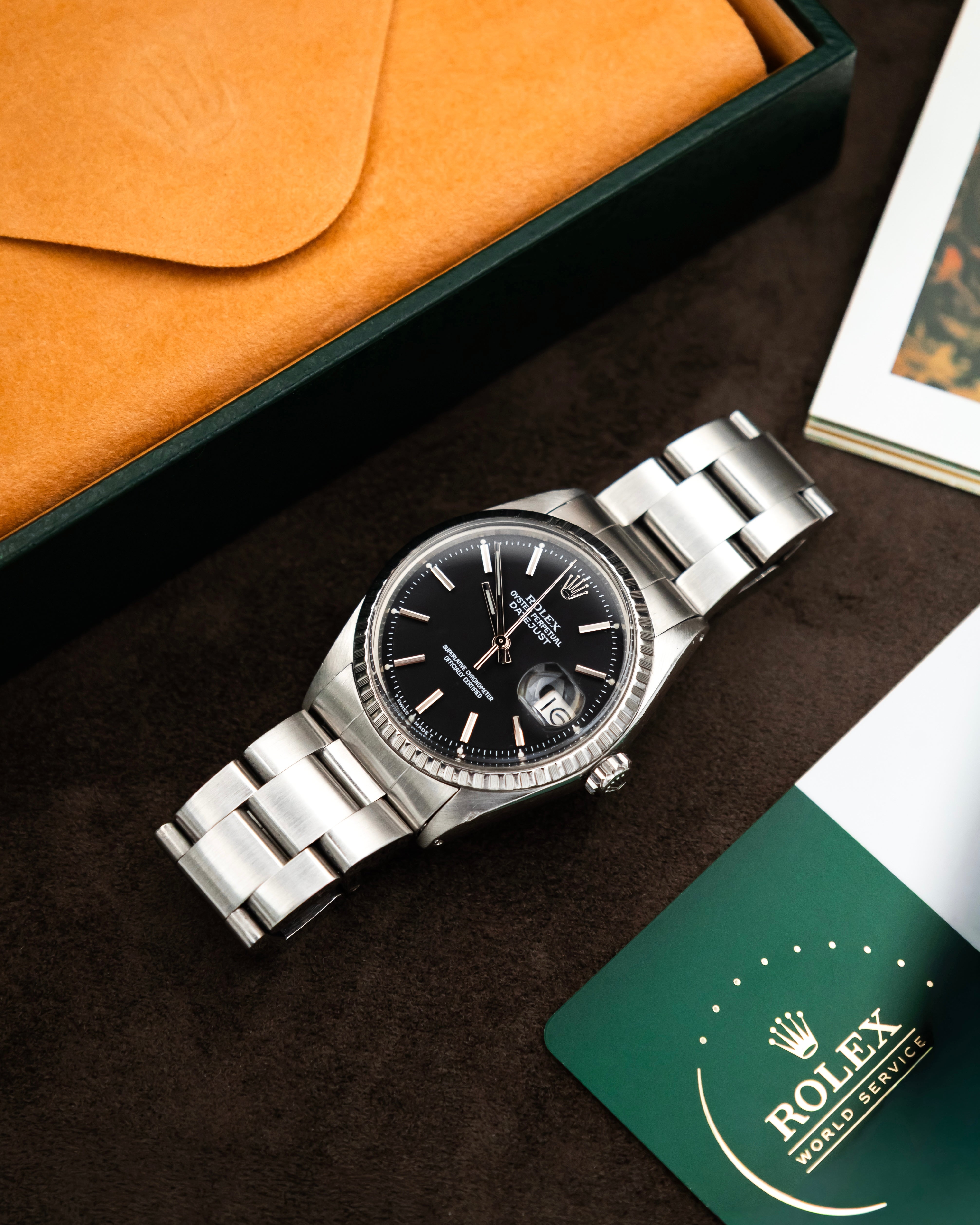Rolex 1603 Perpetual Datejust - Black Dial