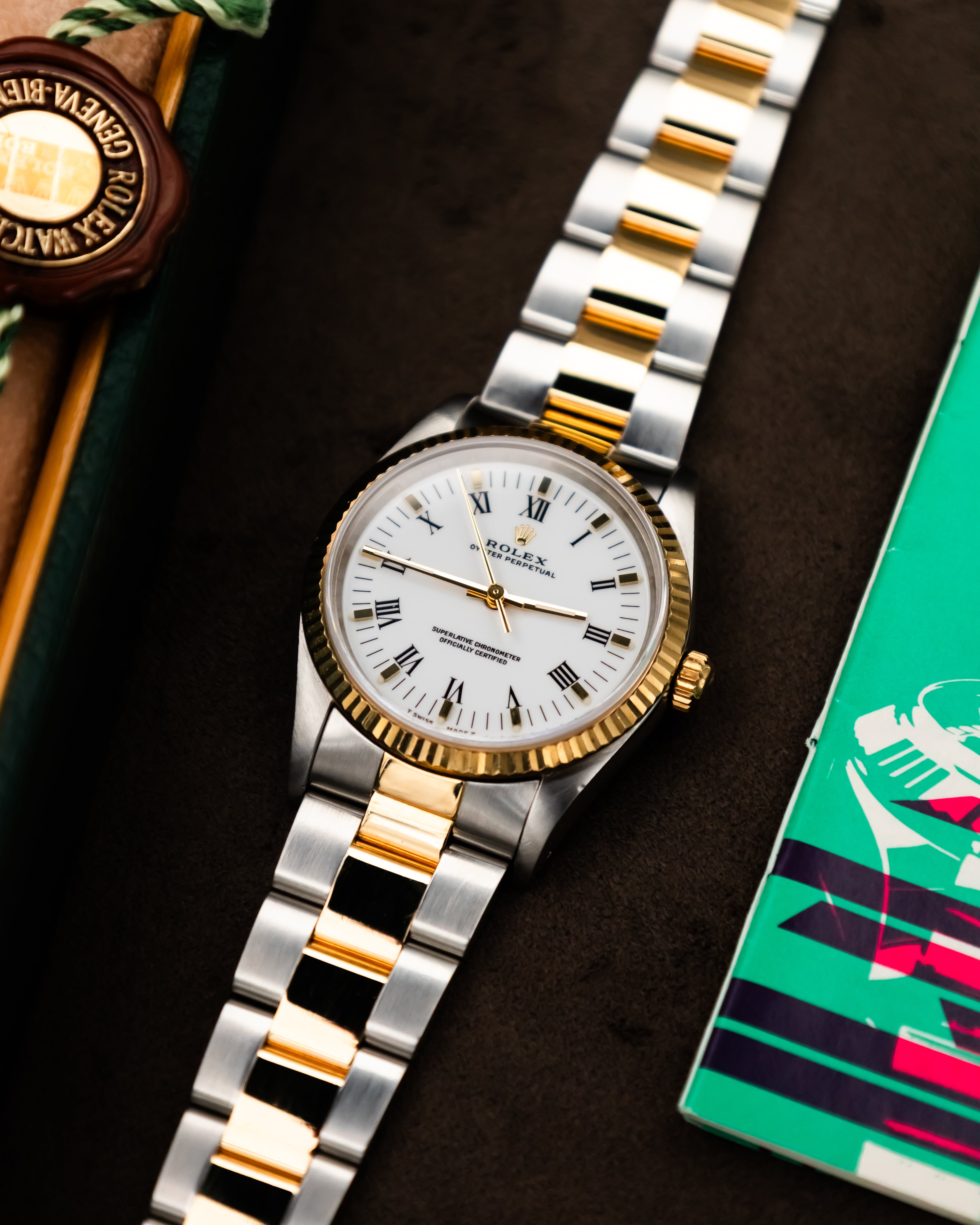 Rolex 14233 Oyster Perpetual - Roman Dial