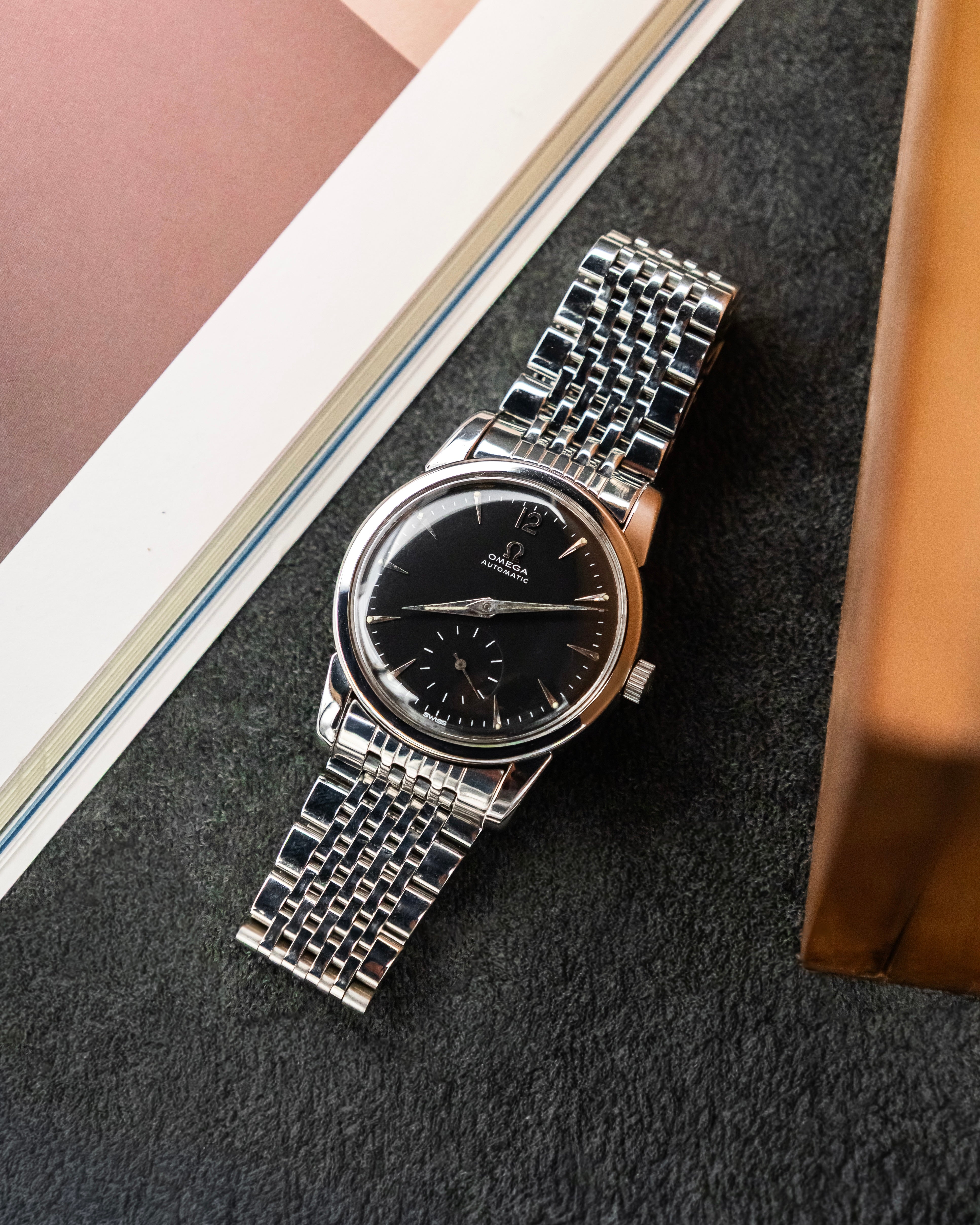 Omega 2848-1 Seamaster Sub-Second - Black Dial