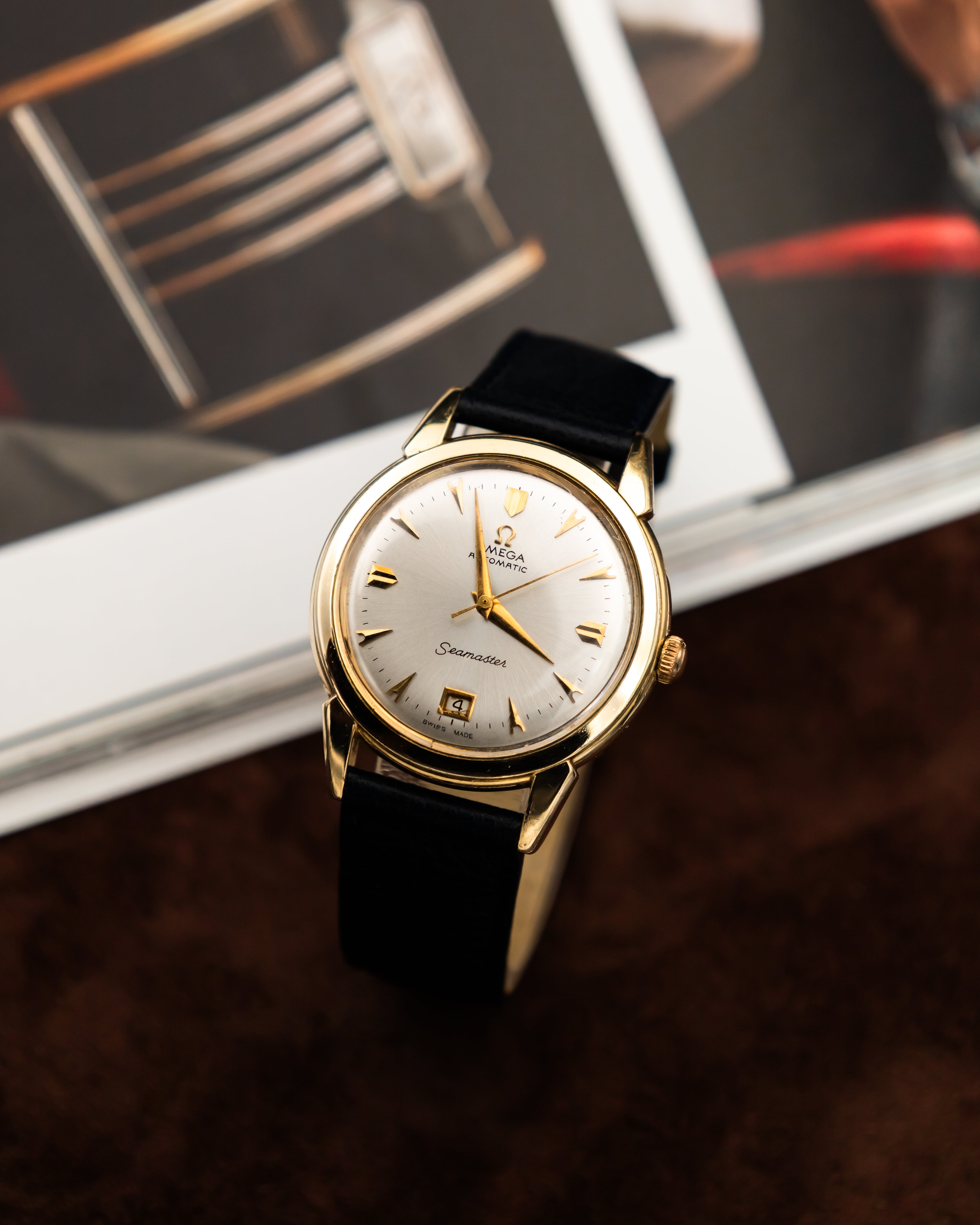 Omega E-14509 Seamaster 14K GF - Champagne Dial