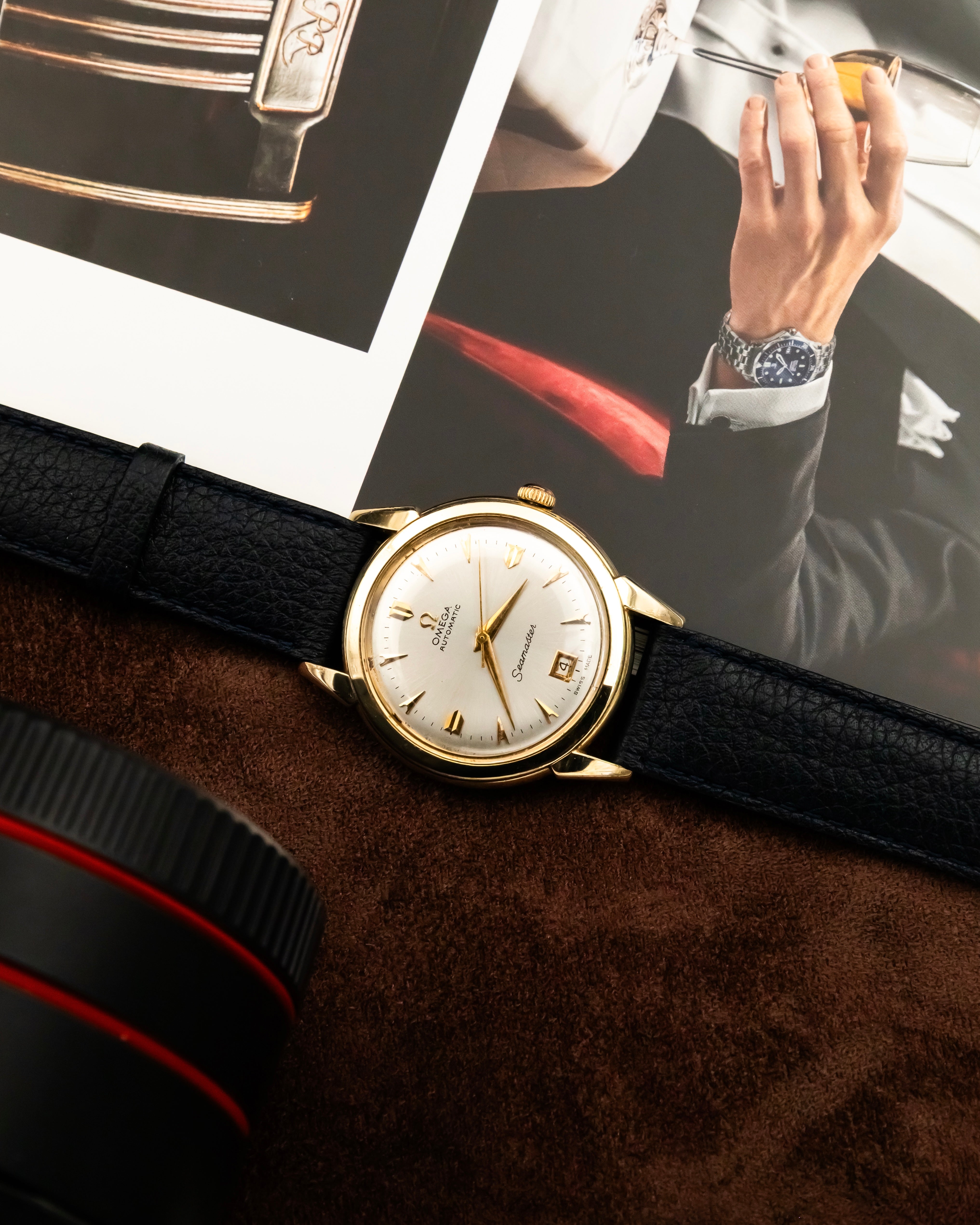Omega E-14509 Seamaster 14K GF - Champagne Dial