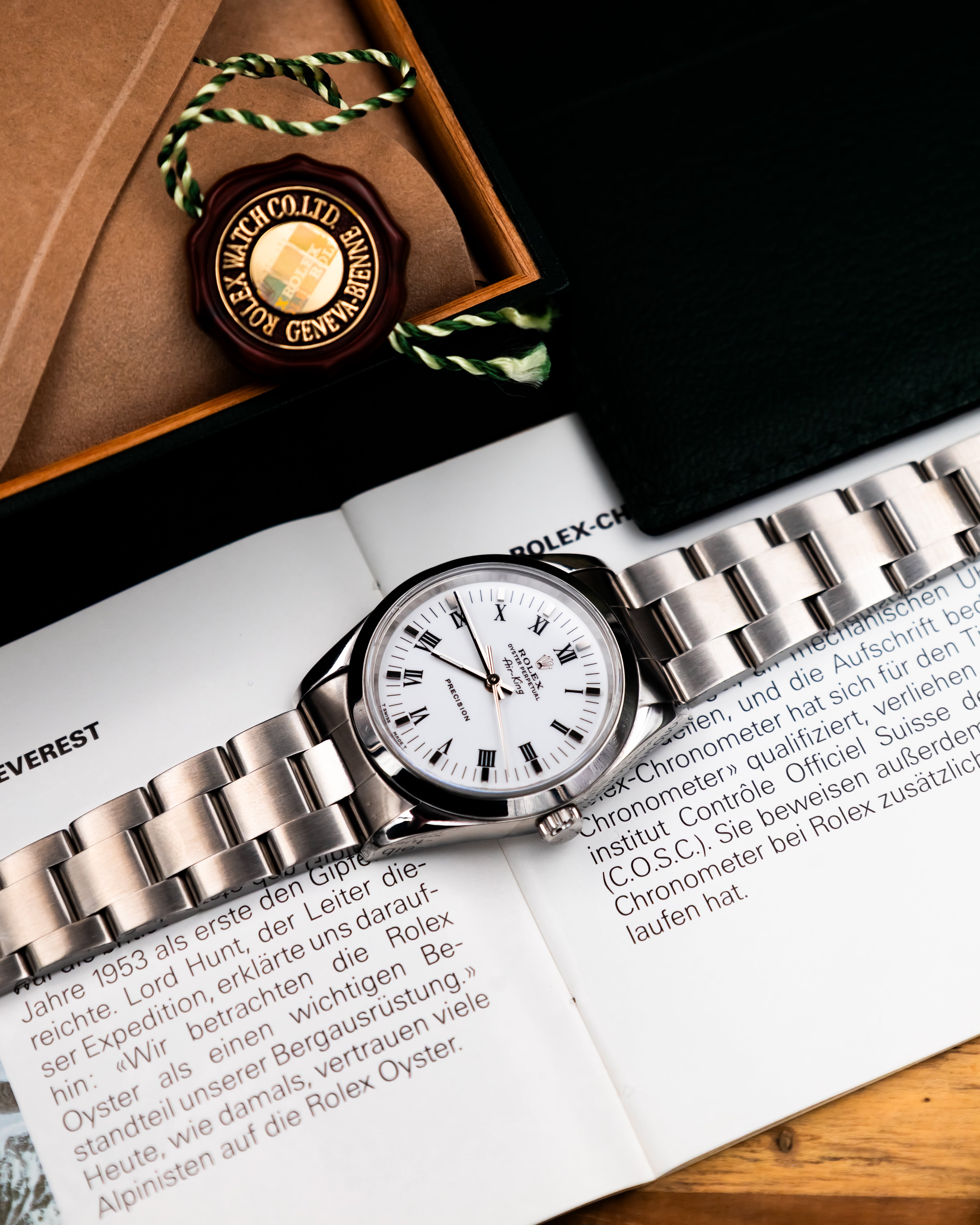 Rolex 14000 Air-king - White dial