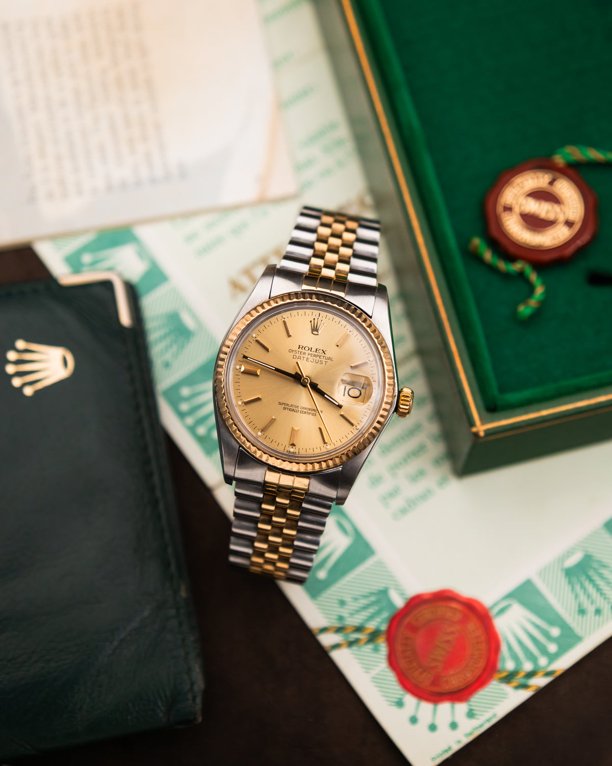 Rolex 16013 Perpetual Datejust - Champagne dial