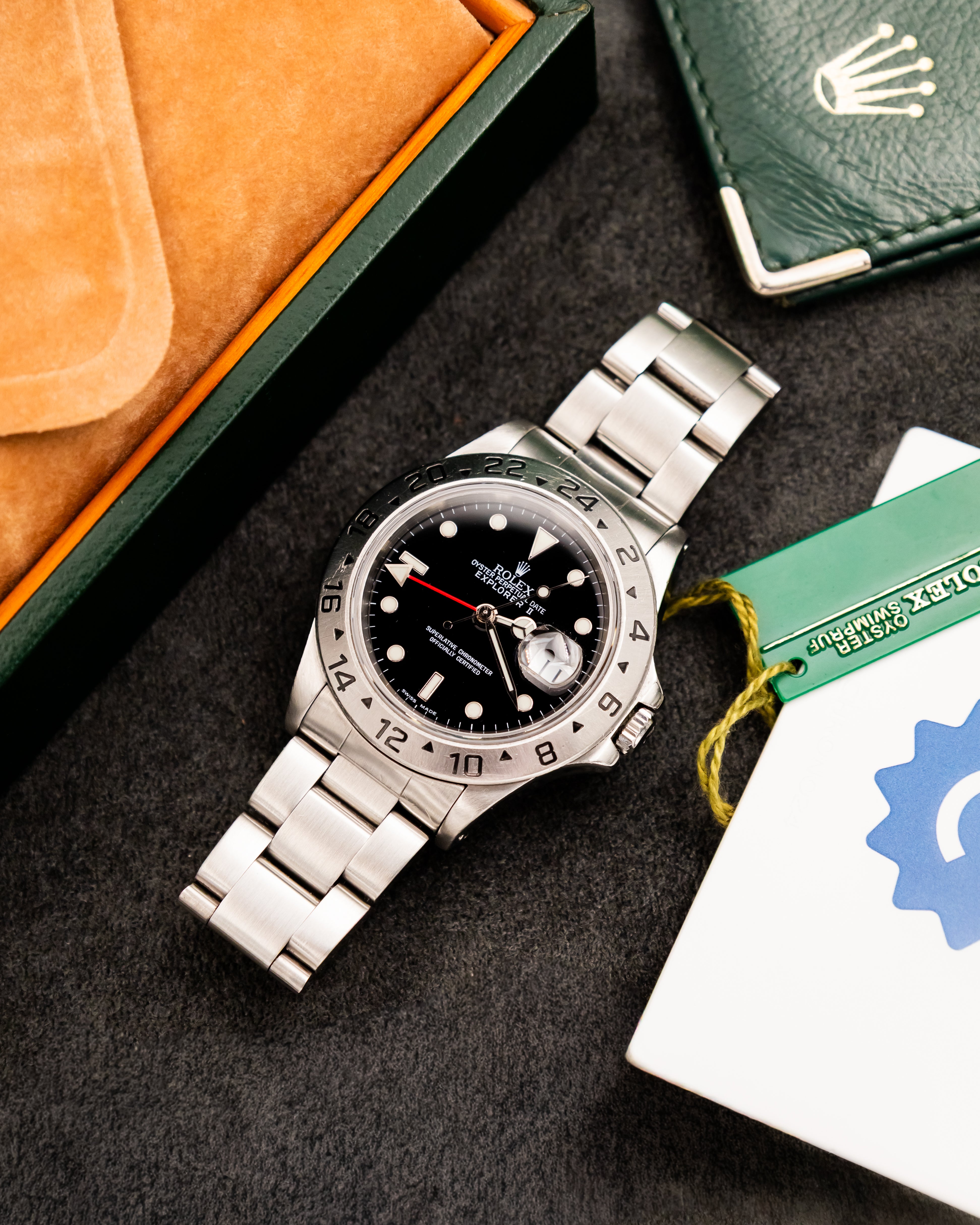 Rolex 16570 Explorer II - Black Dial