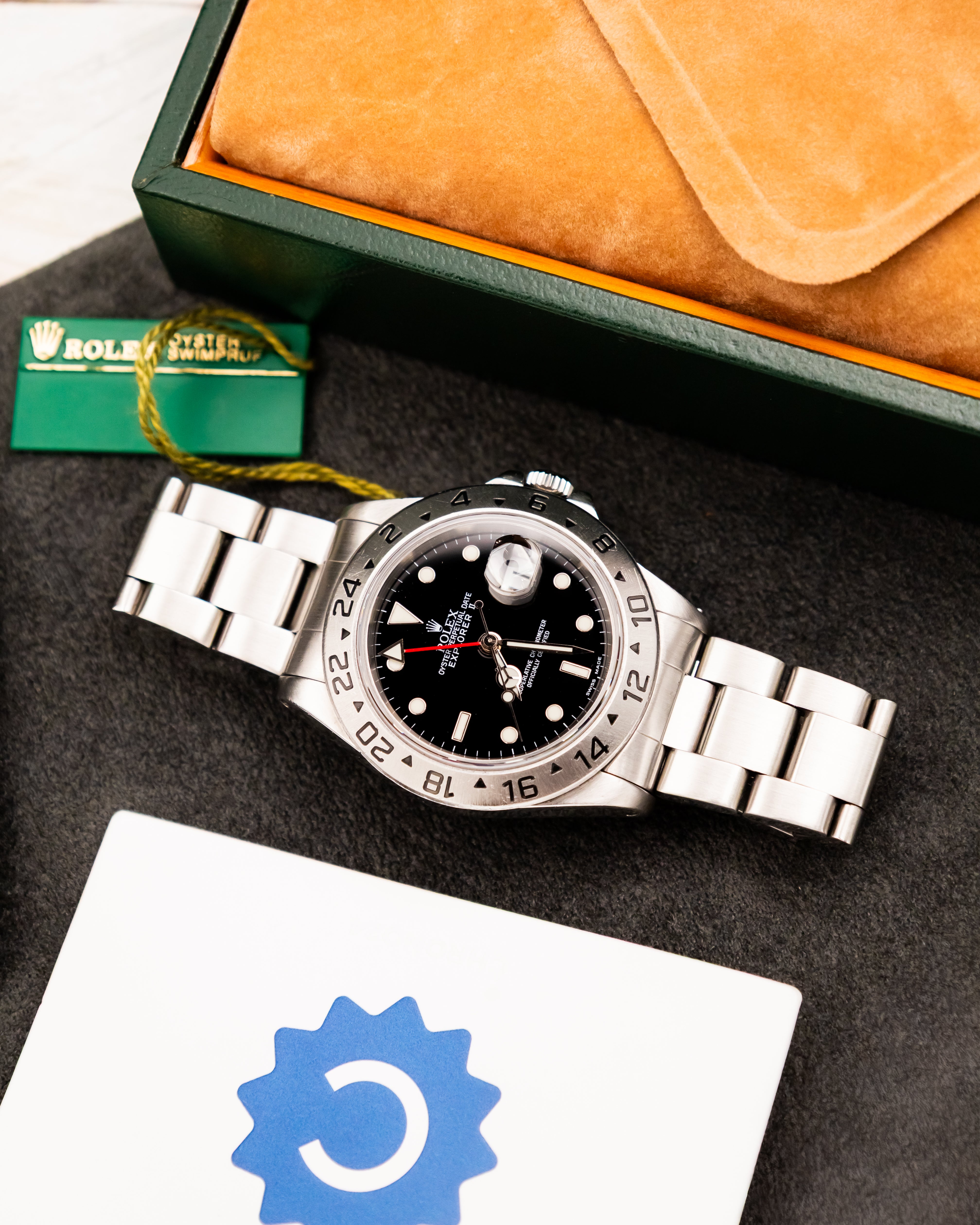 Rolex 16570 Explorer II - Black Dial