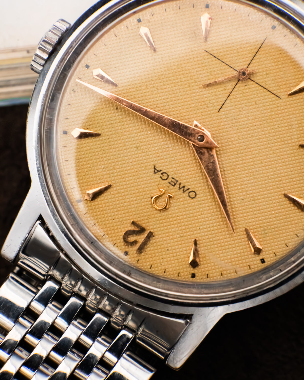Omega 125.003-62 Seamaster Sub-Second - Waffle Dial