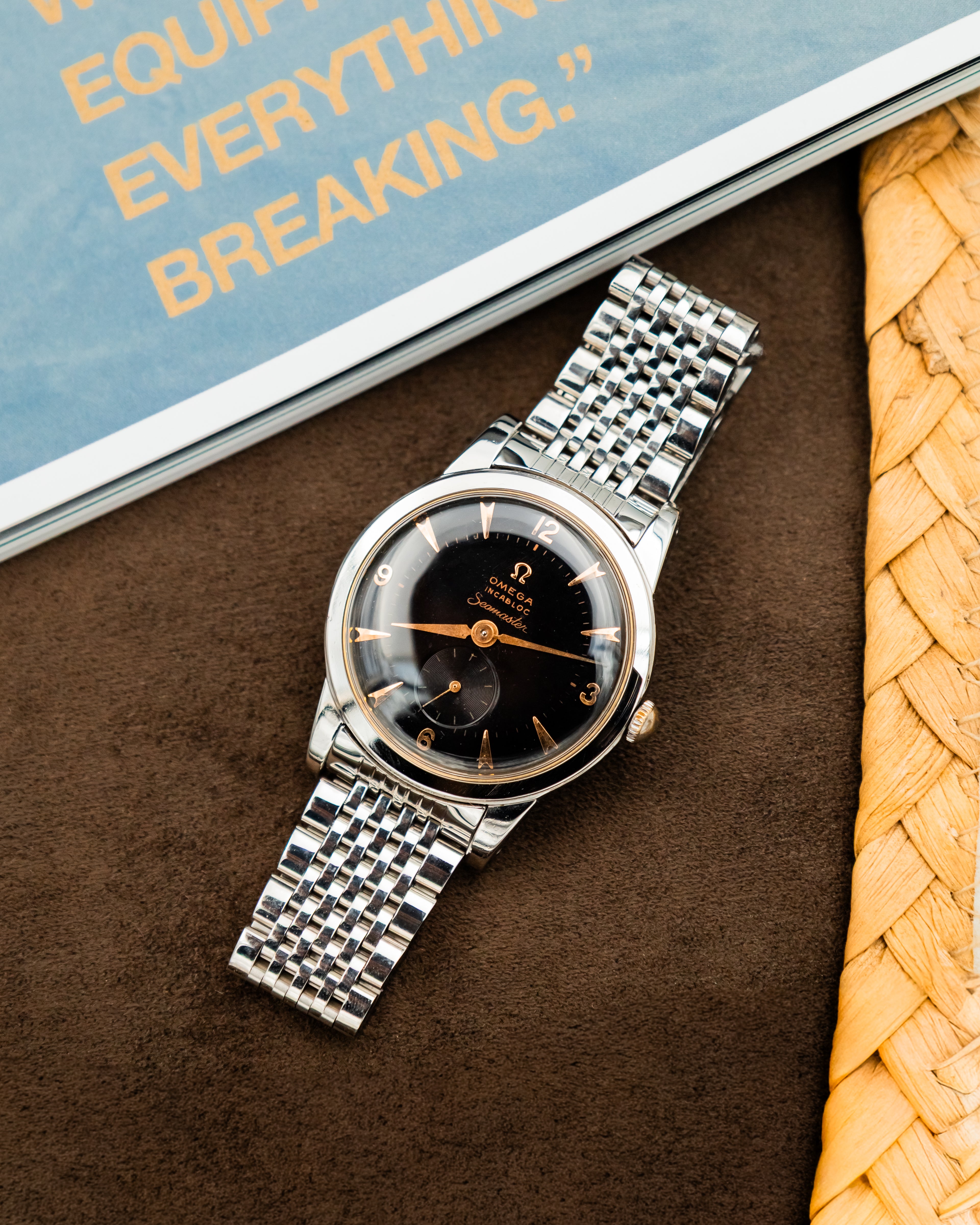 Omega 2657-1 Seamaster Bumper - Black Dial