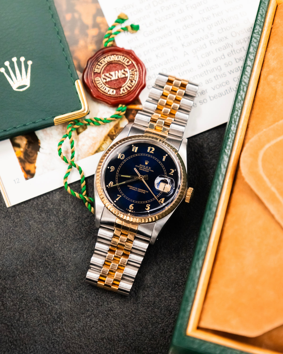 Rolex 16013 Perpetual Datejust - Boiler Gauge Dial