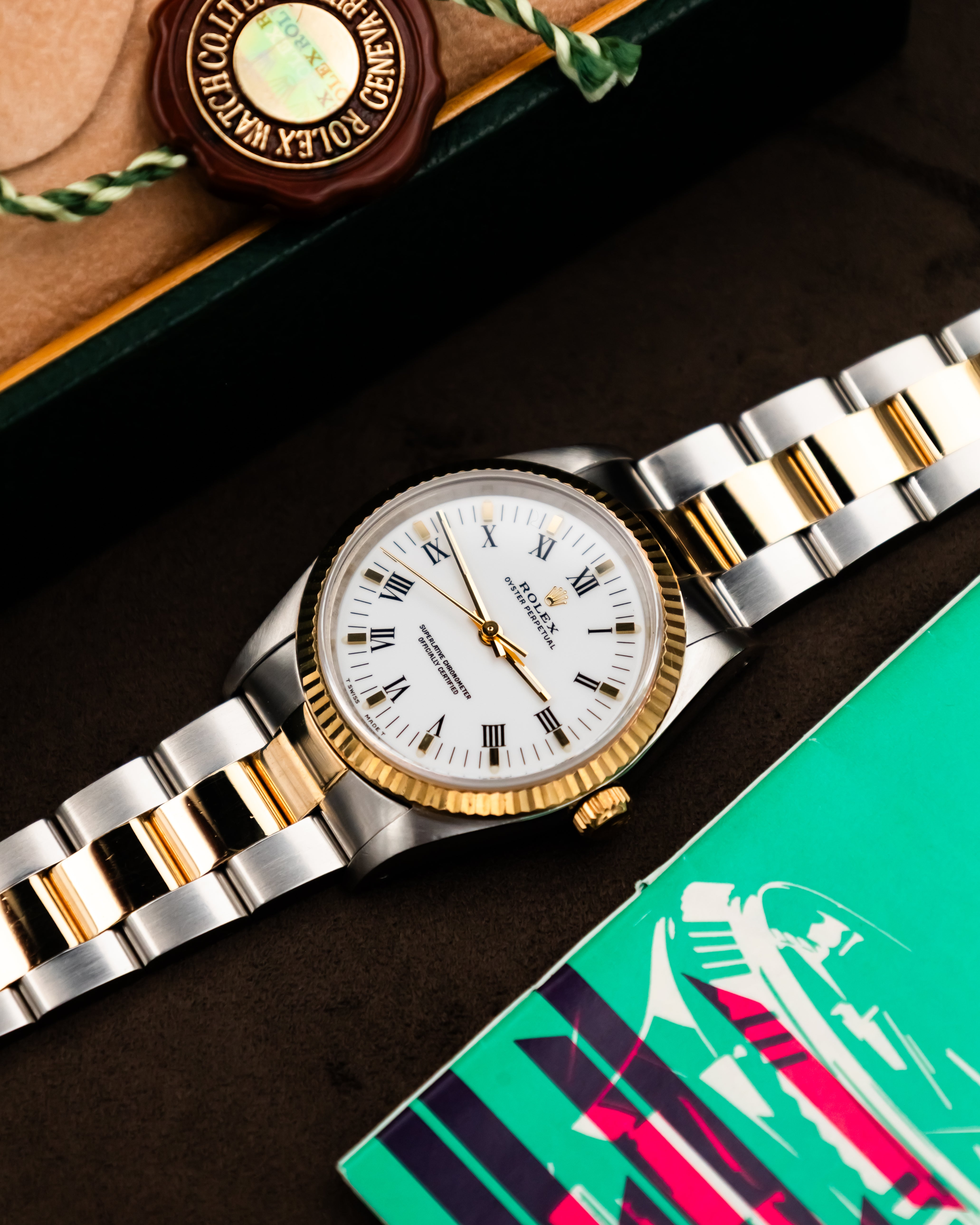 Rolex 14233 Oyster Perpetual - Roman Dial